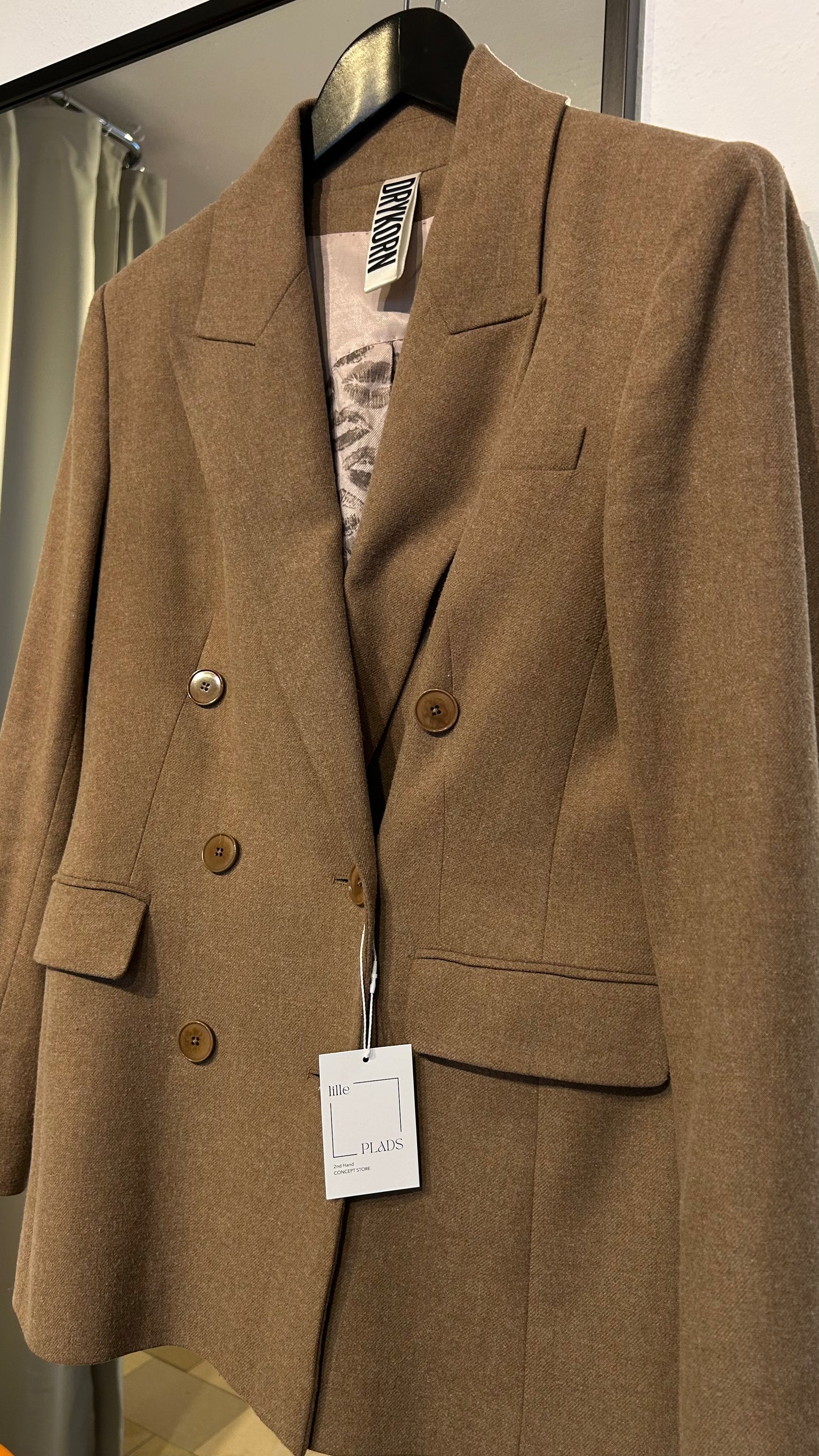 DRYKORN Blazer Wollmix beige / 38