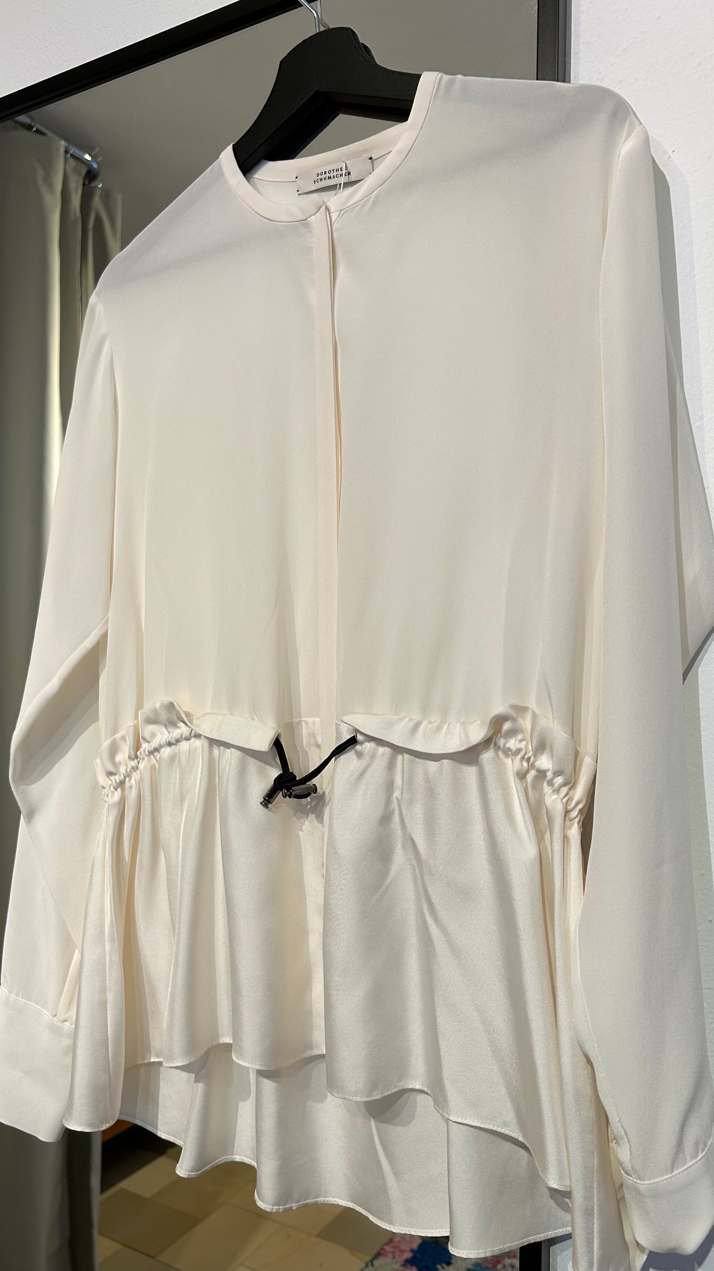 DOROTHEE SCHUMACHER Seidenbluse creme / 42
