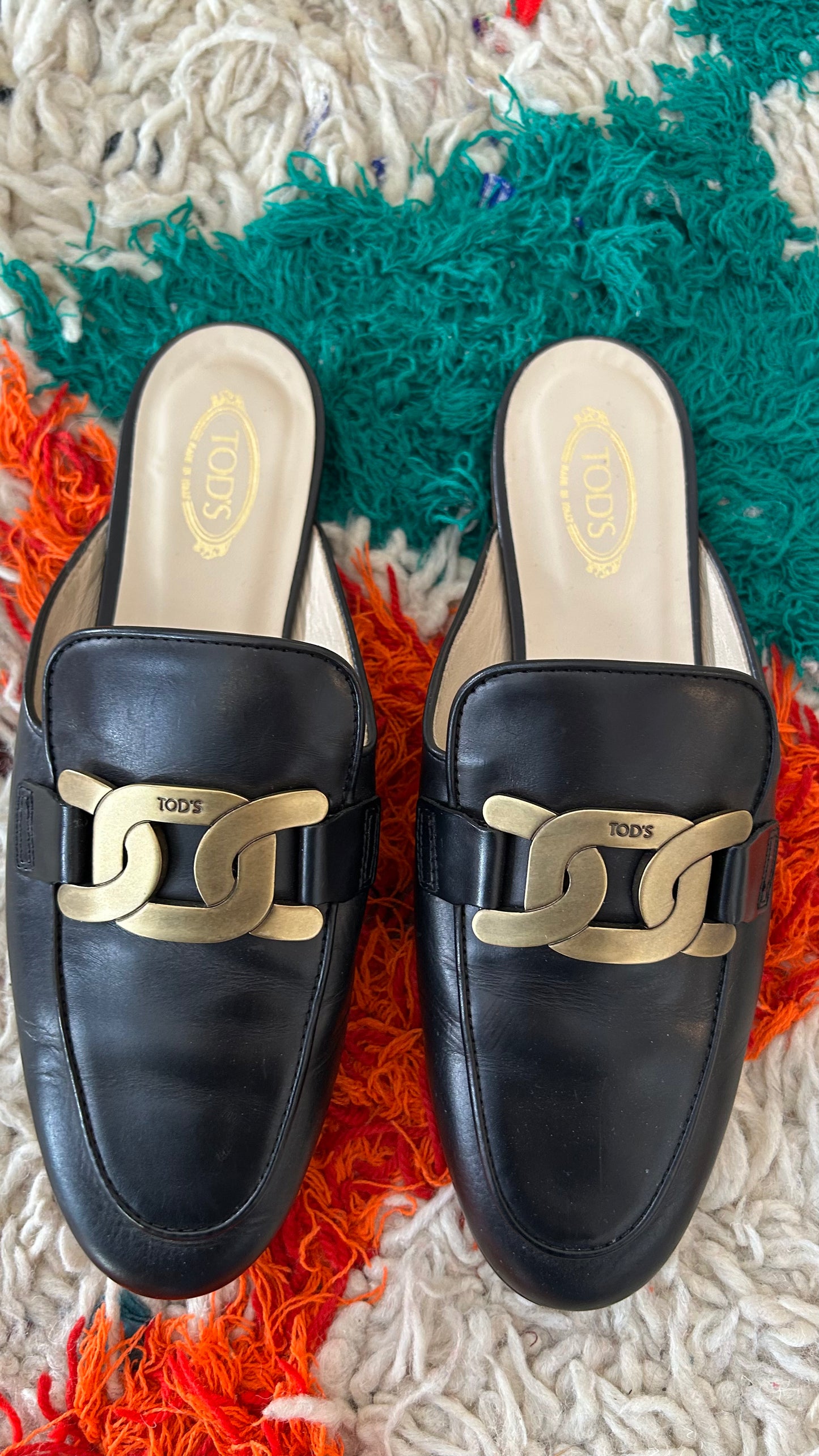 TODS Slipper schwarz / 38