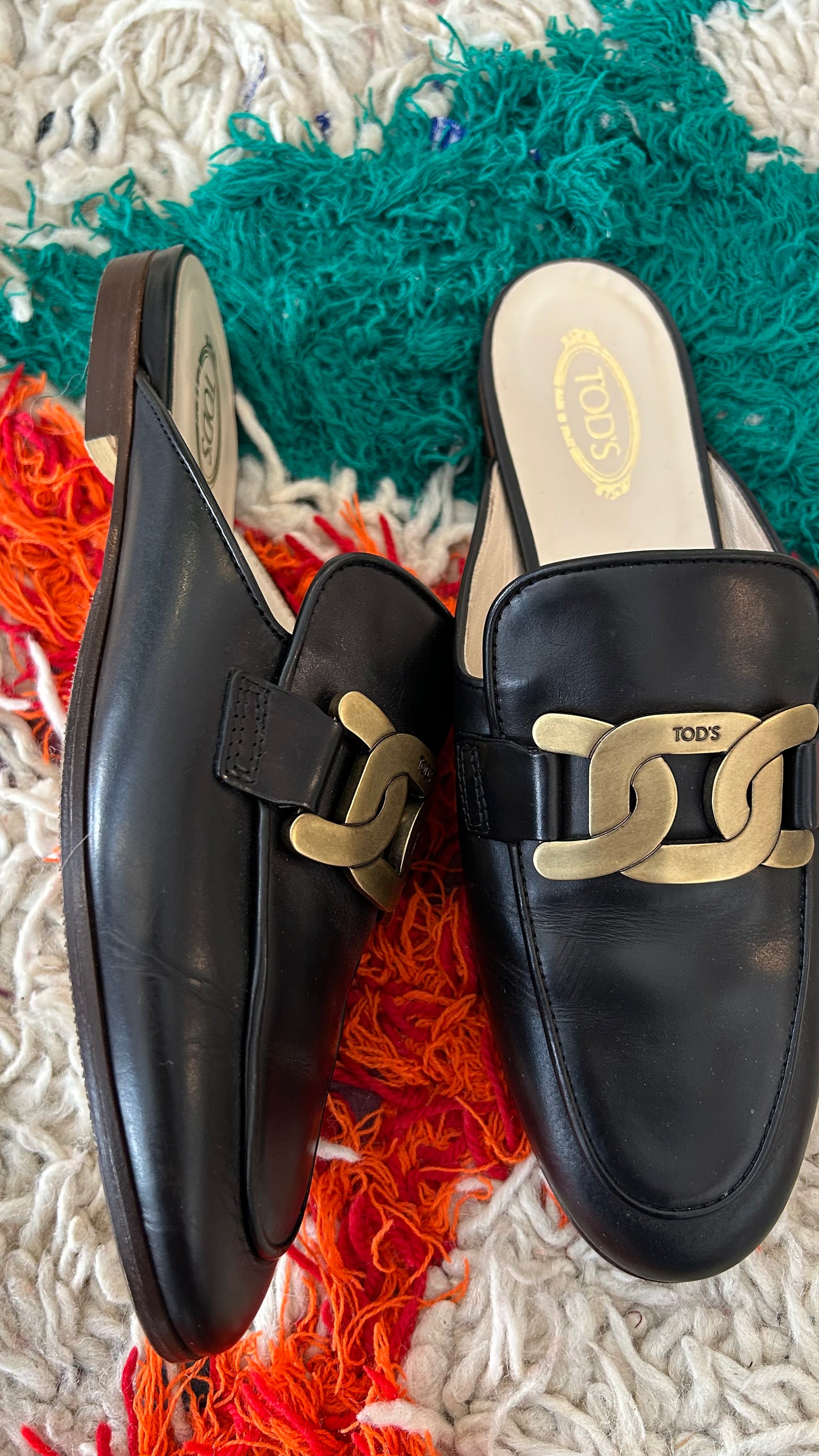 TODS Slipper schwarz / 38