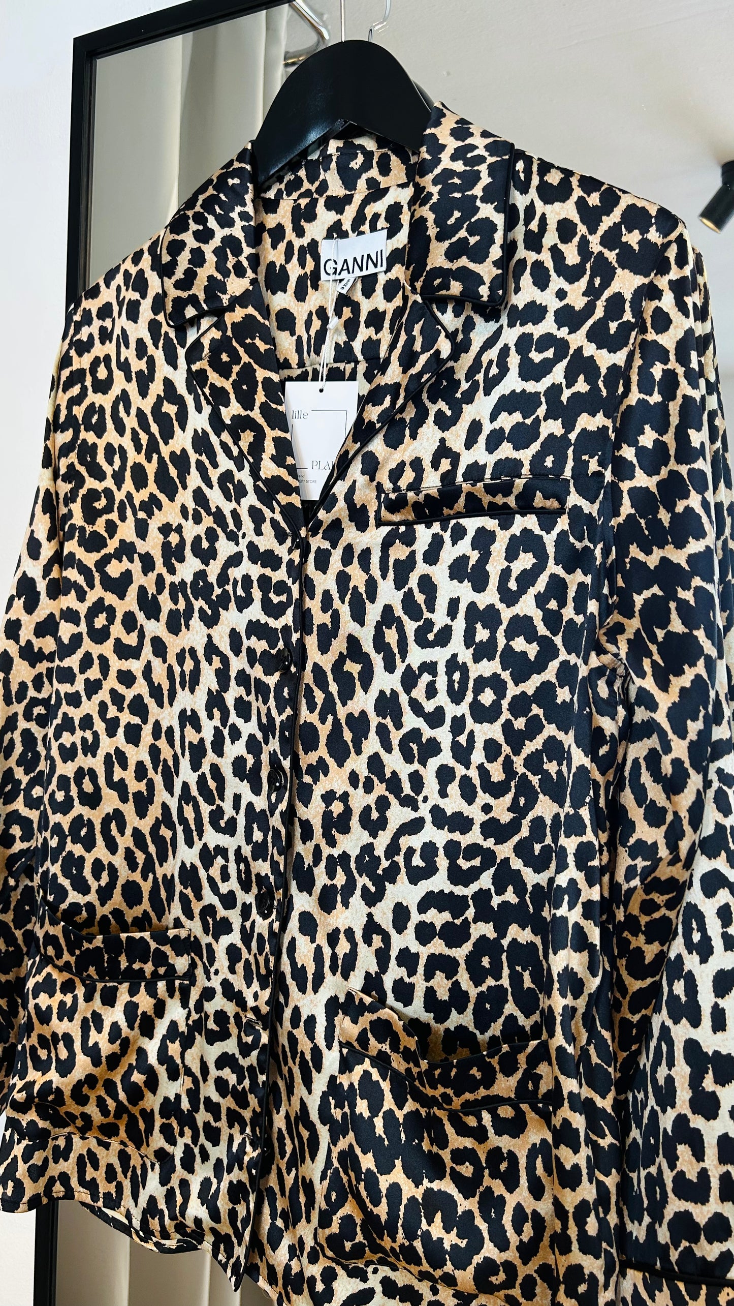 GANNI Seidenbluse Leo