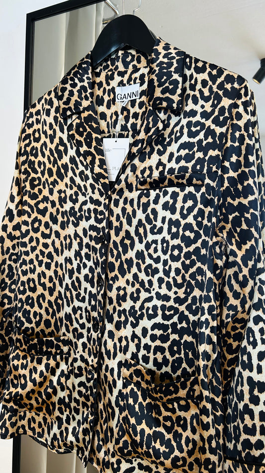 GANNI Seidenbluse Leo
