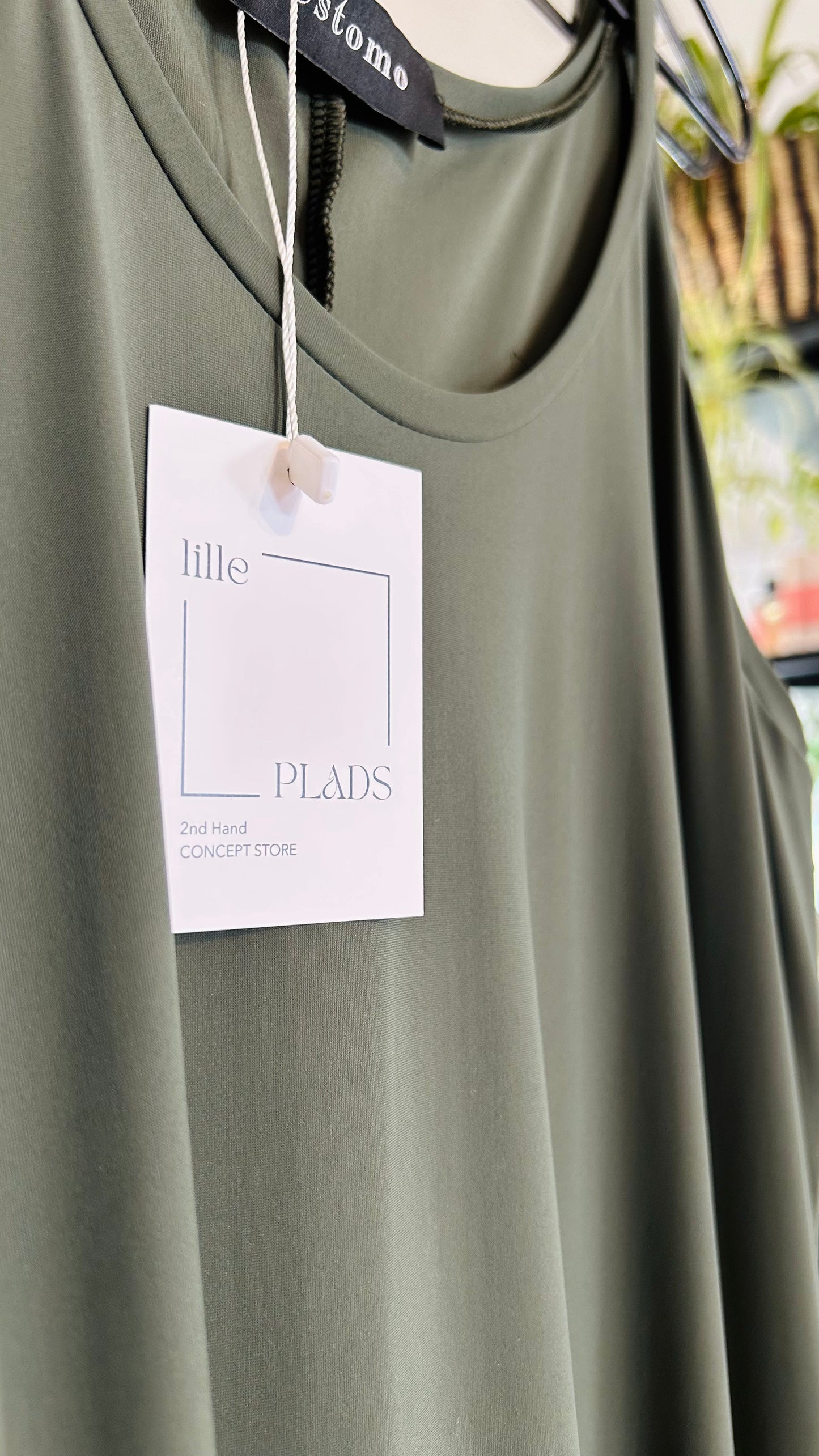 ESTOMO Maxikleid Träger khaki