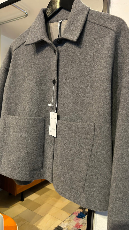 LIVIANA CONTI Shacket grau / 38