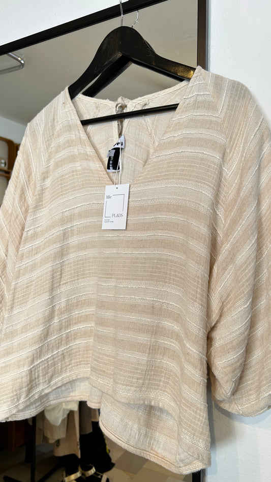 SEAMEHAPPY Bluse beige / S-M