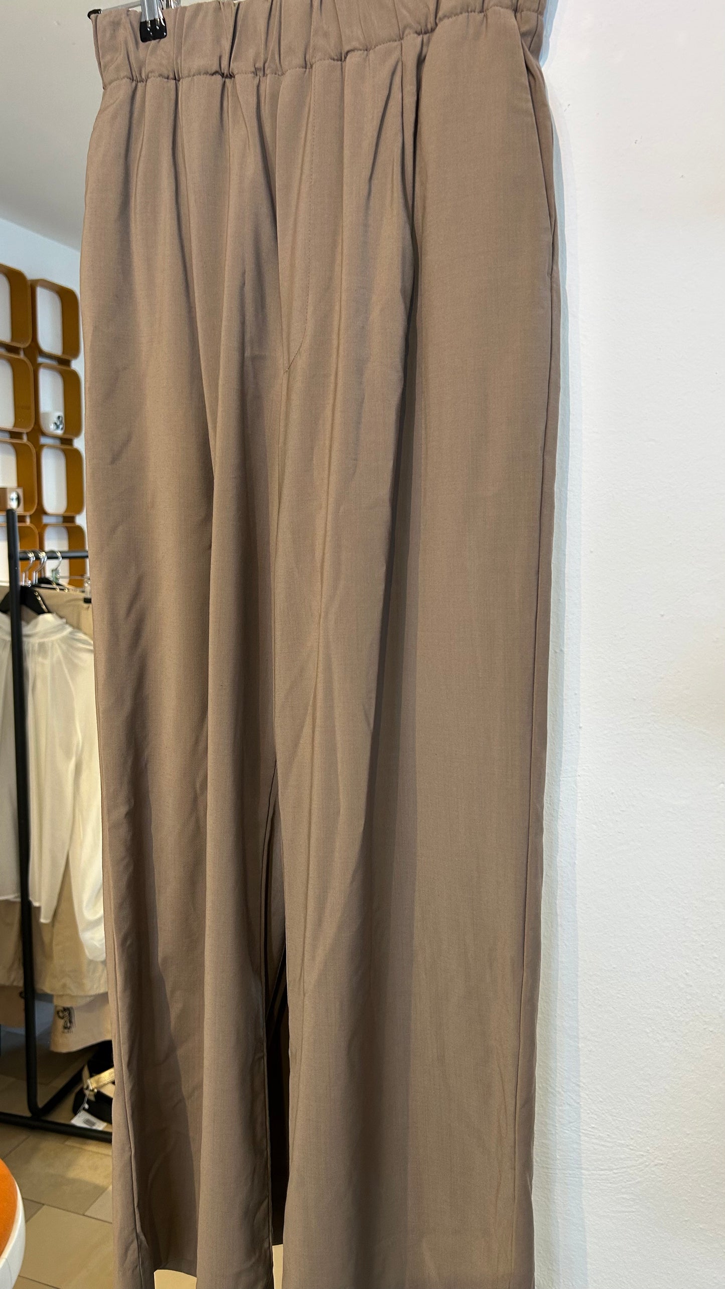 NINE IN THE MORNING Wideleg Hose braun / 28