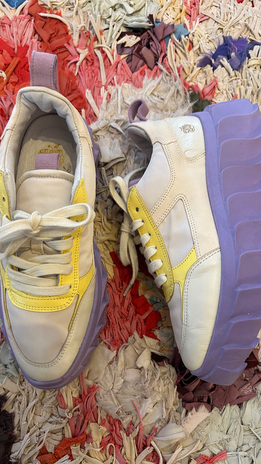 APPLE OF EDEN Sneaker creme/lila / 38