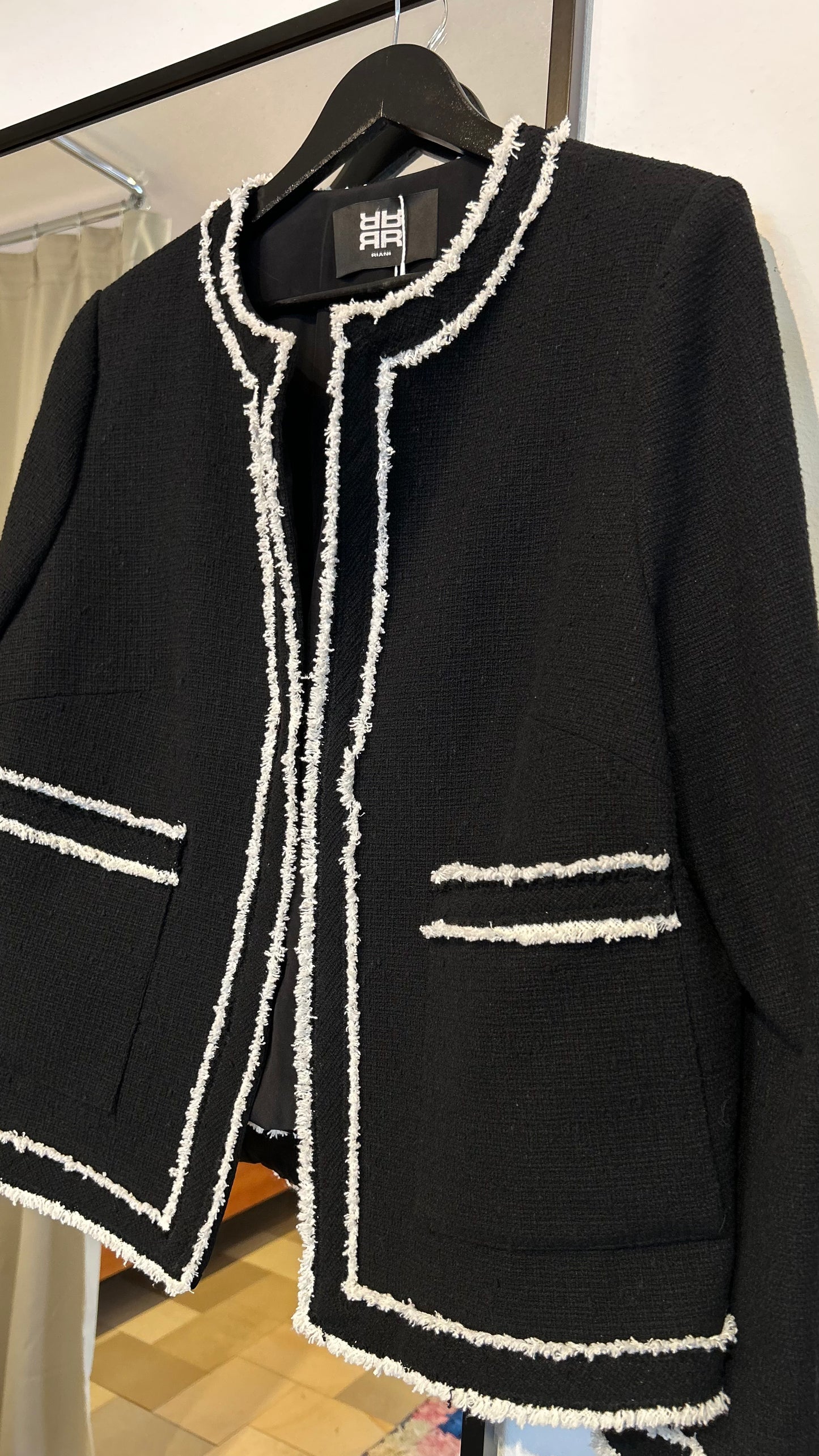 RIANI Tweedjacke bw / XL