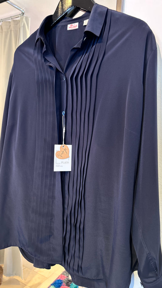 VAN LAACK Bluse Vintage dk.blau / XL