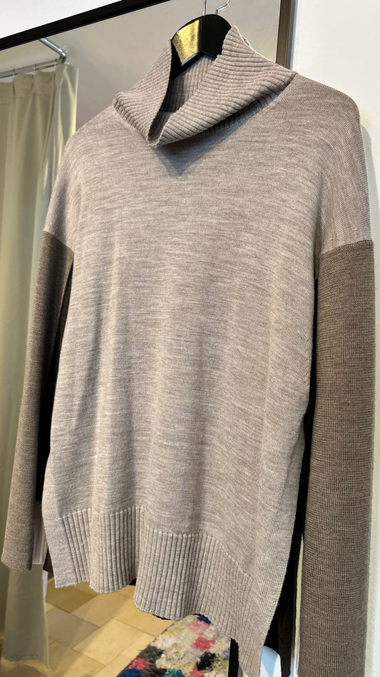 COS Strickpullover Colorblock / S