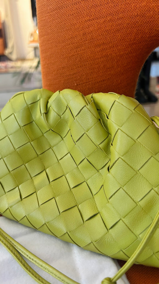 BOTTEGA VENETA Mini Pouch Acid Kiwi