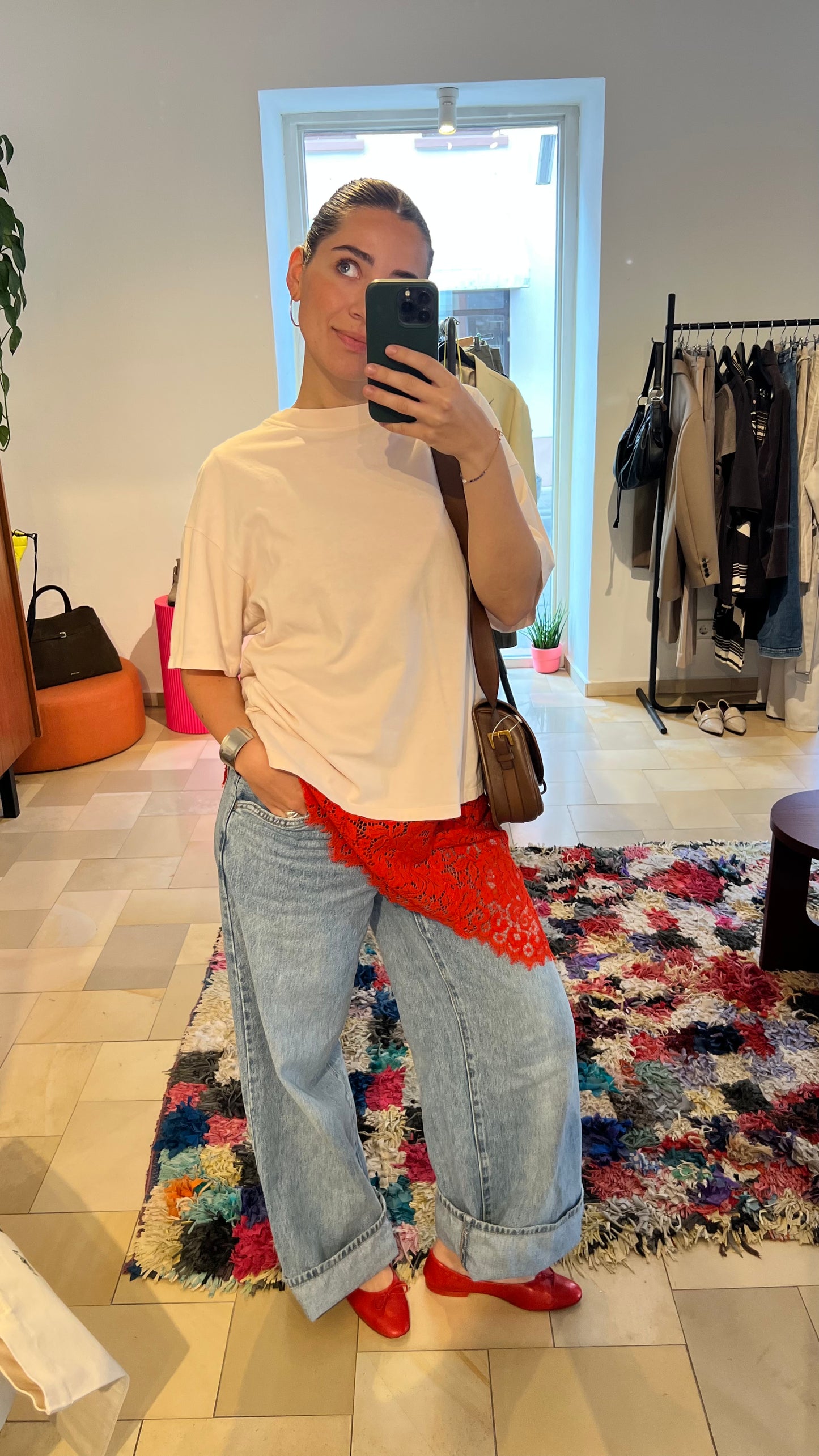 SANDRO T-Shirt rosé / M