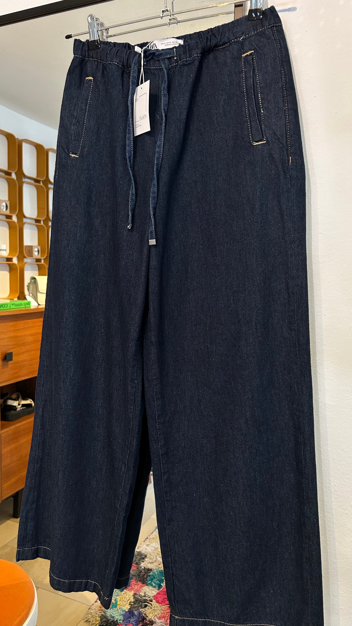 ZARA Wideleg Jeans dark denim / M