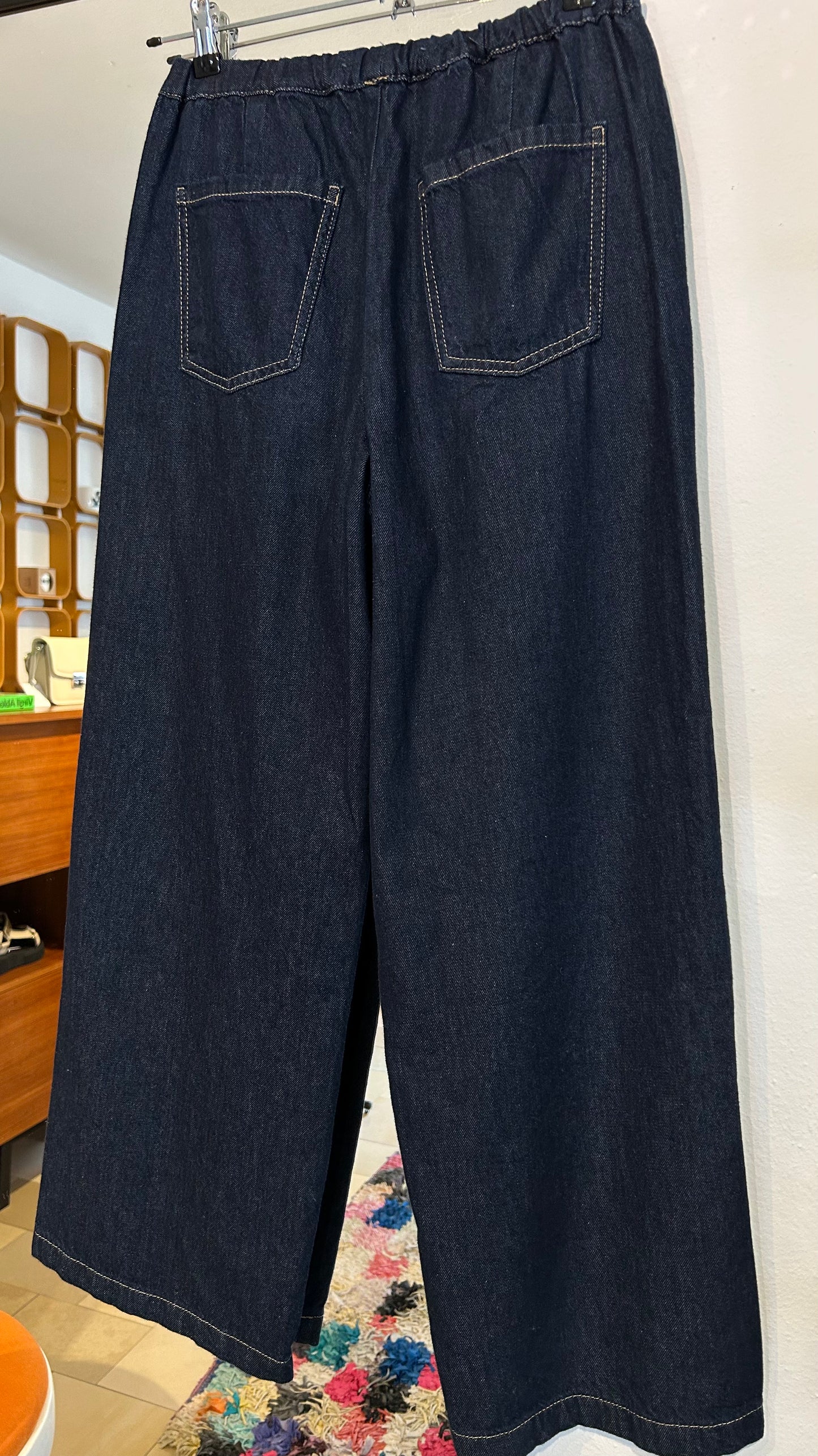 ZARA Wideleg Jeans dark denim / M