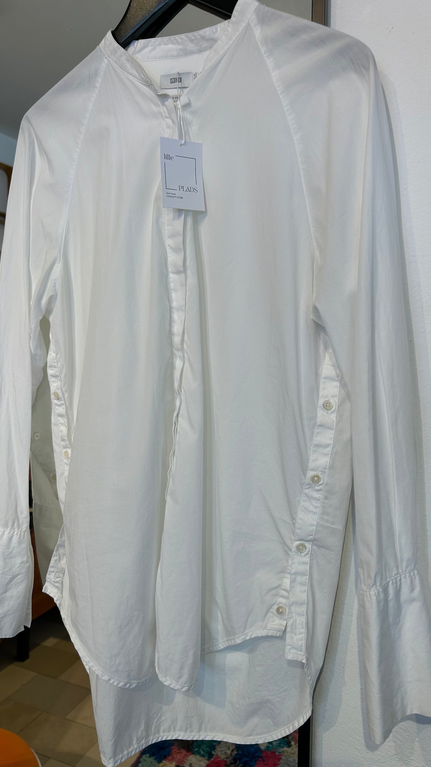 CLOSED Hemdbluse weiß / M