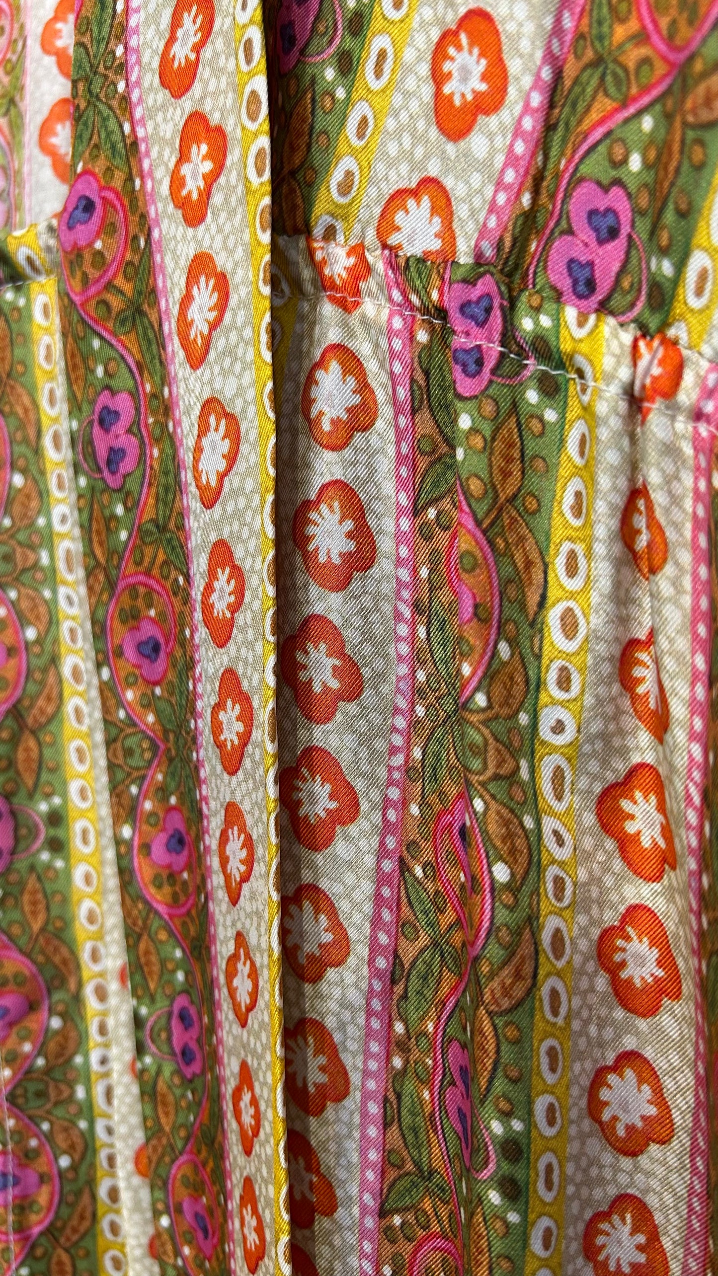SANDRO Seidenkleid multicolor / XS