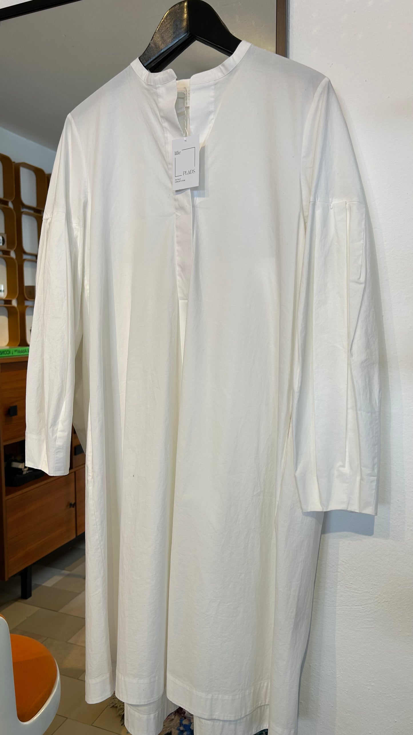 COS Midikleid weiß Langarm / S