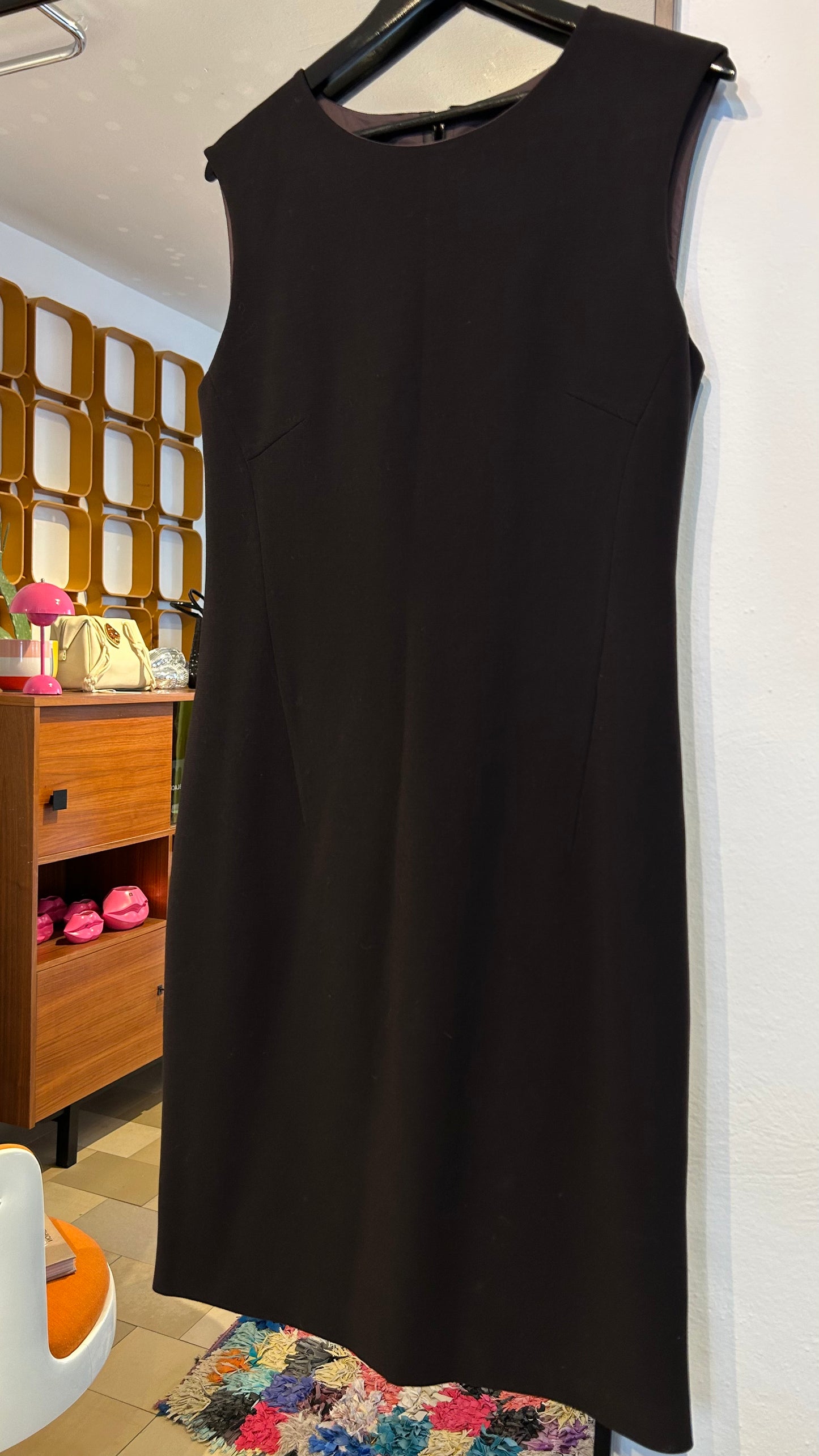 JIL SANDER Midikleid 90s braun / M