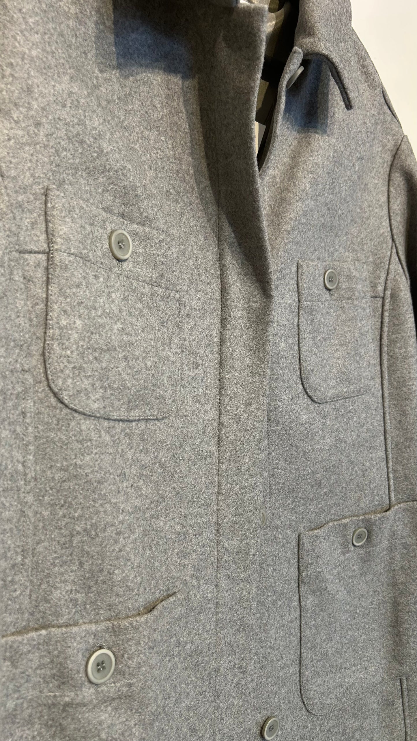 MADELEINE Shacket grau / 36