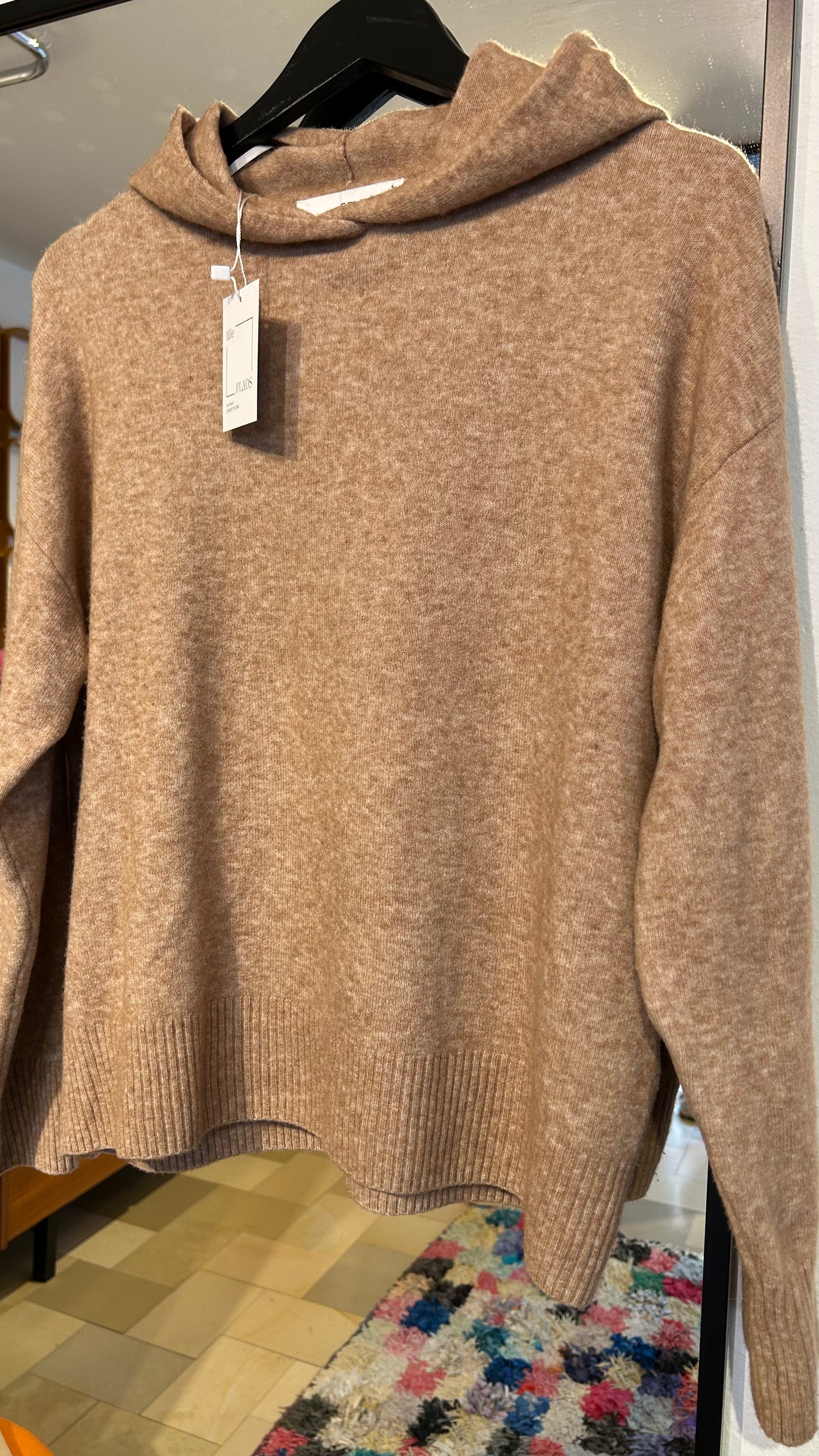 SELECTED FEMME Strick-Hoodie camel / S
