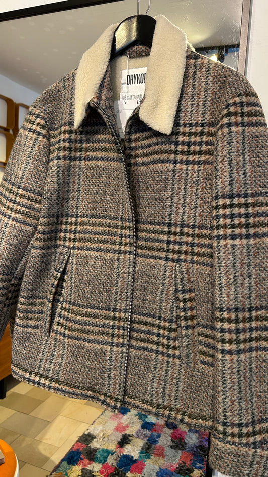 DRYKORN Wolljacke Karo / M-L