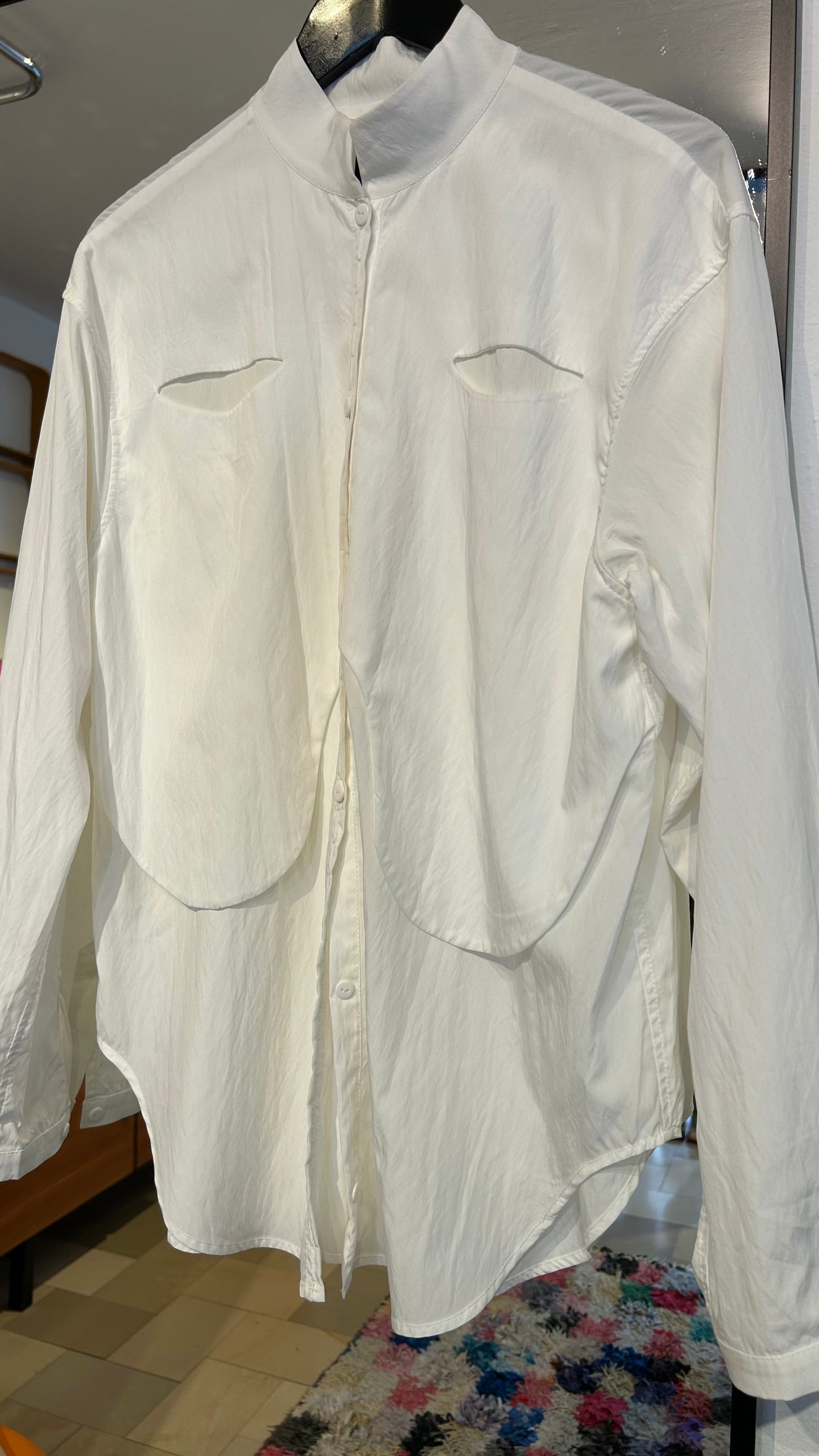 JUDY AI Bluse weiß / M