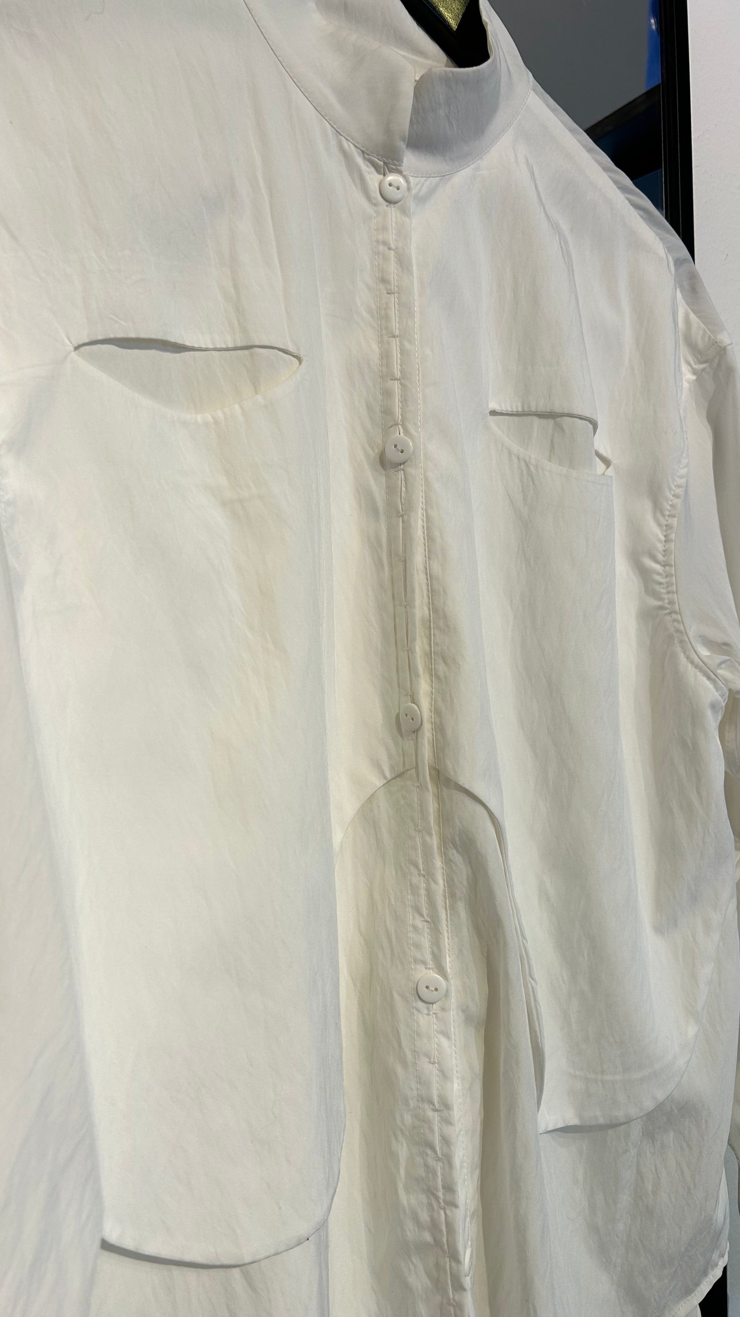 JUDY AI Bluse weiß / M