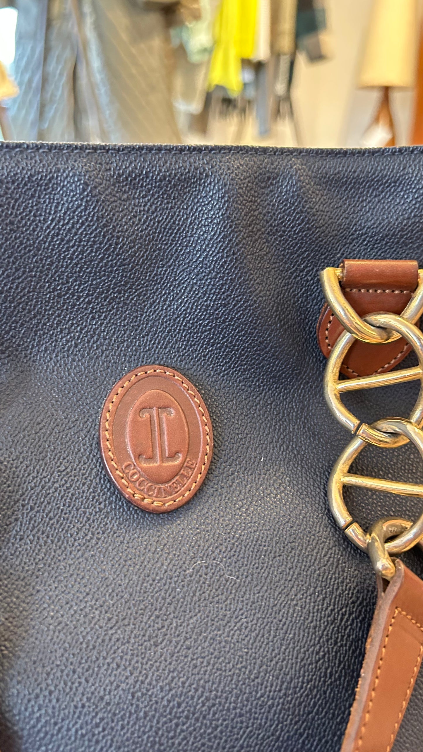 COCCINELLE Vintage Tasche blau