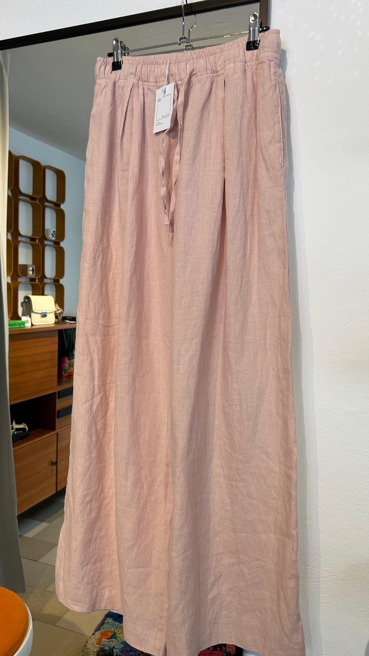 SOSUE Leinenhose rosé / S
