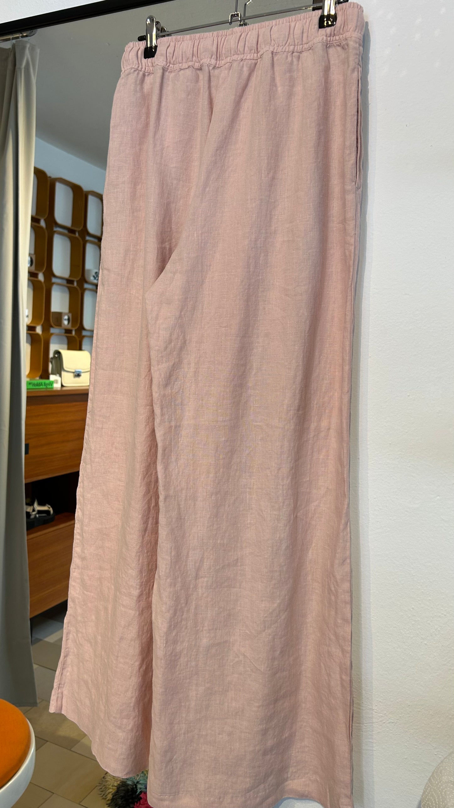SOSUE Leinenhose rosé / S