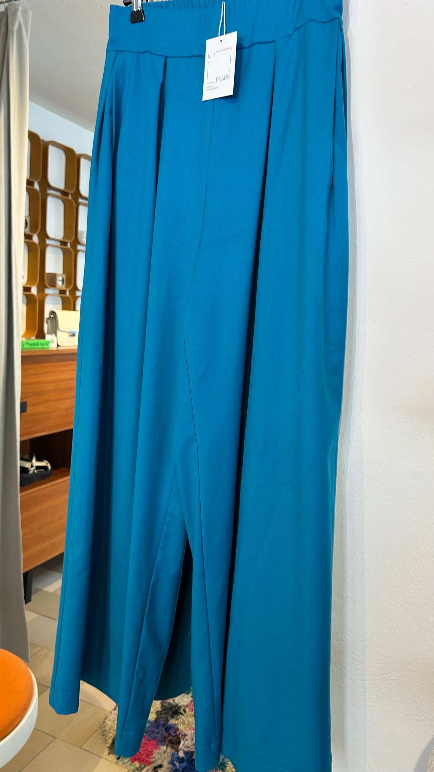 COLLEZIONE No1 Hose wideleg petrol / S