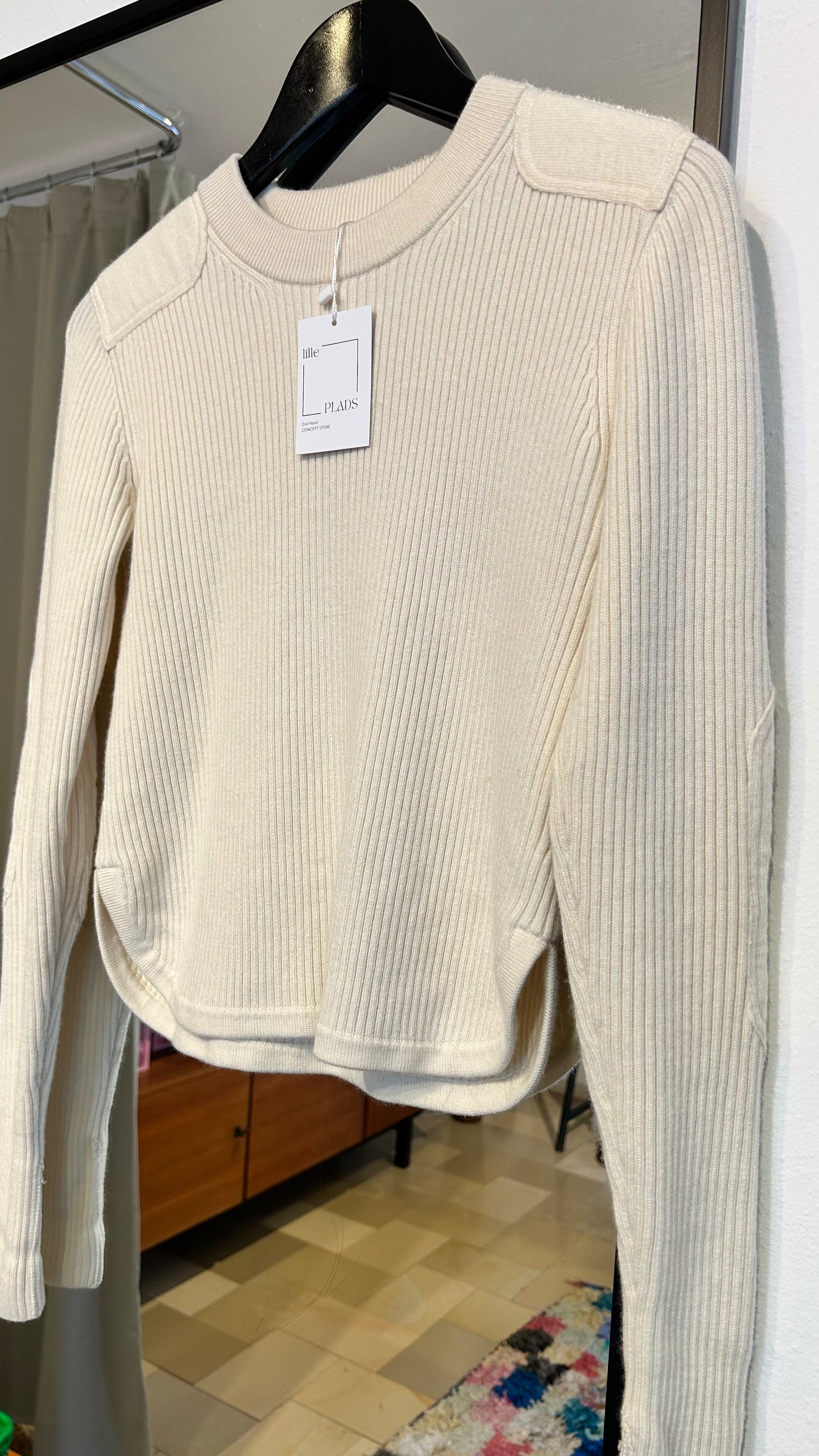 ISABEL MARANT ETOILE Rippstrick Pulli creme / 36