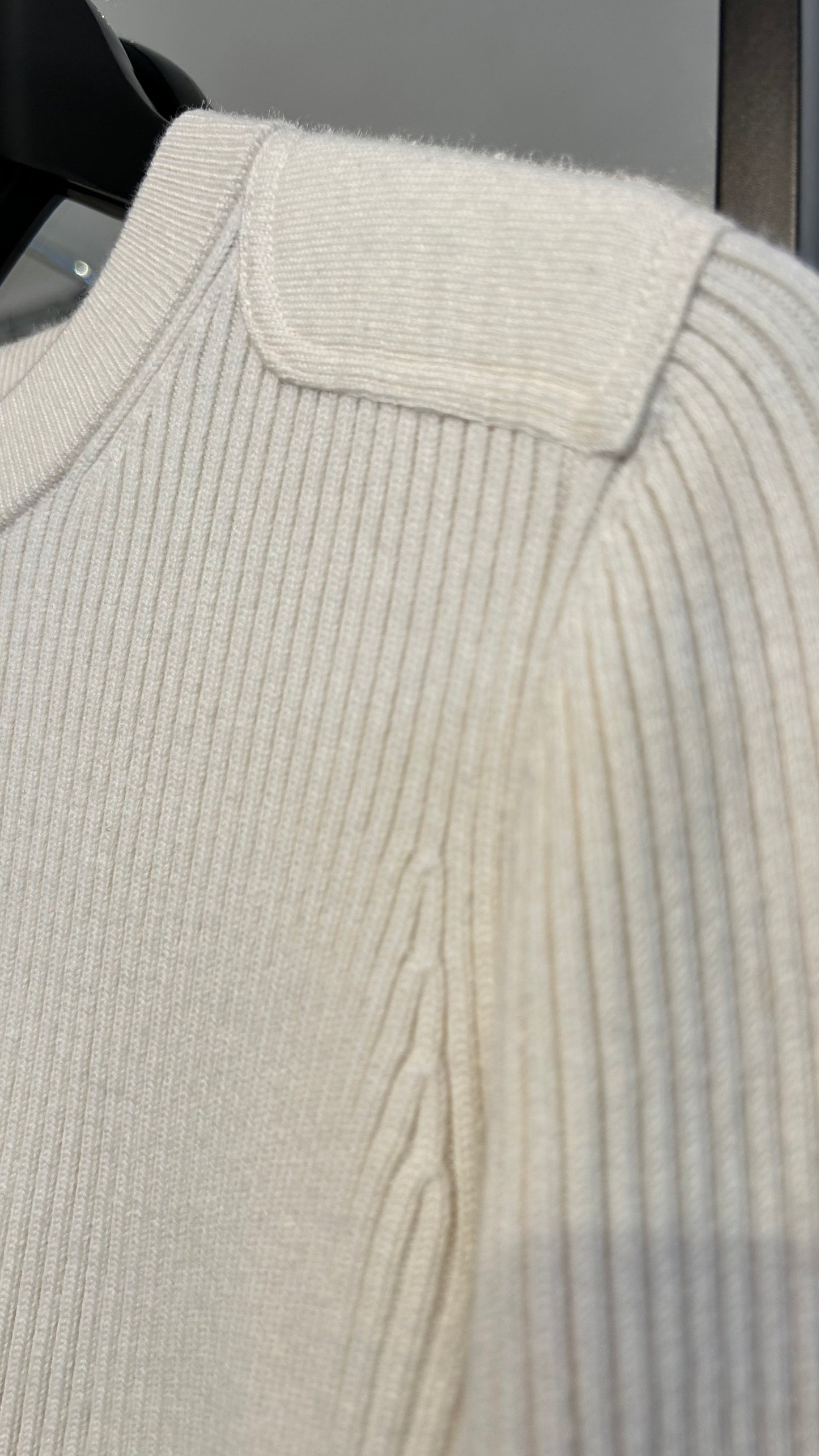 ISABEL MARANT ETOILE Rippstrick Pulli creme / 36