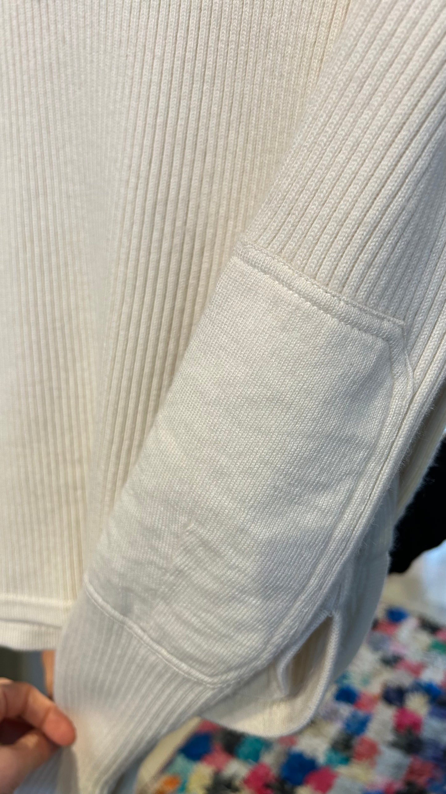 ISABEL MARANT ETOILE Rippstrick Pulli creme / 36