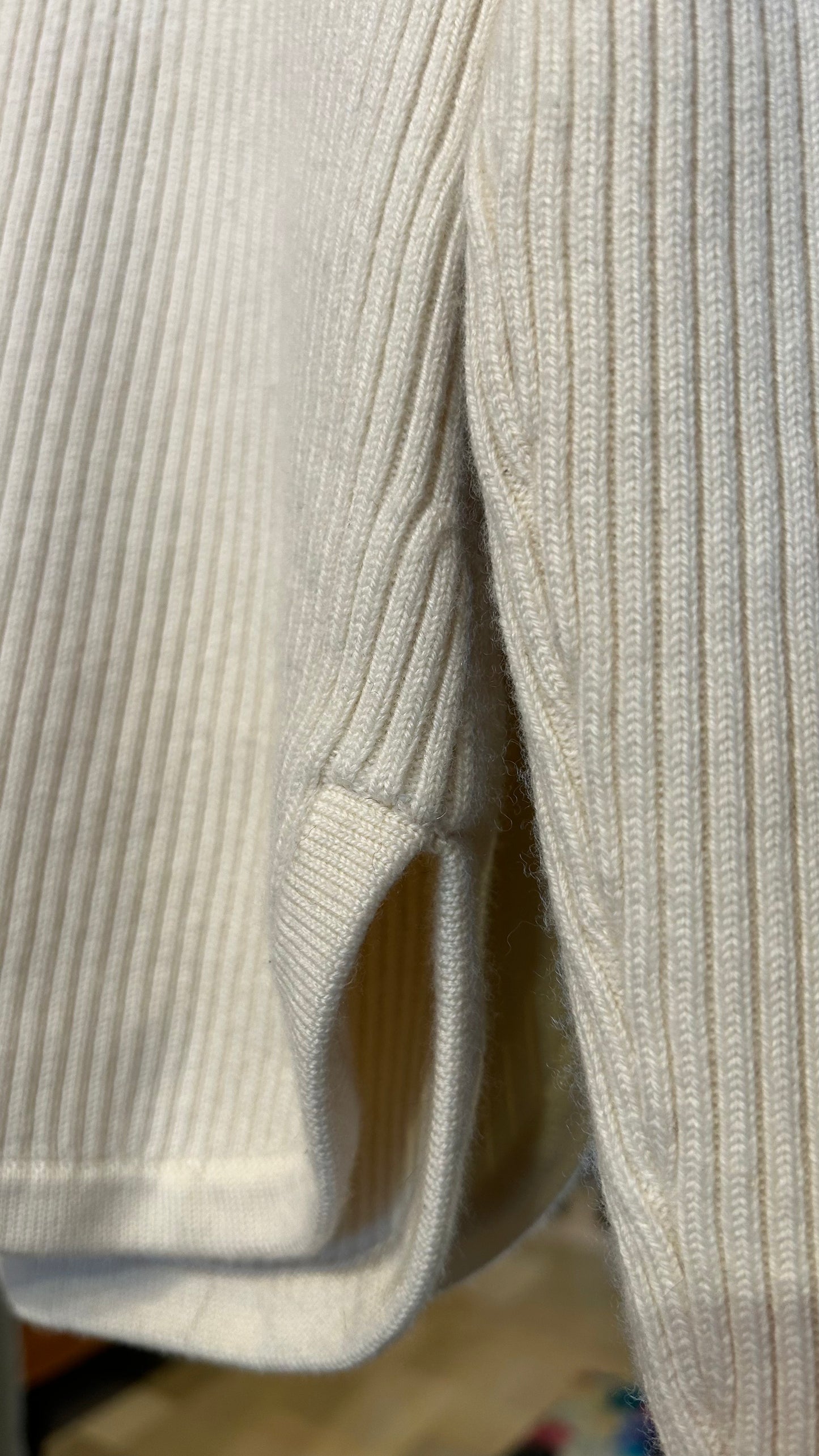 ISABEL MARANT ETOILE Rippstrick Pulli creme / 36