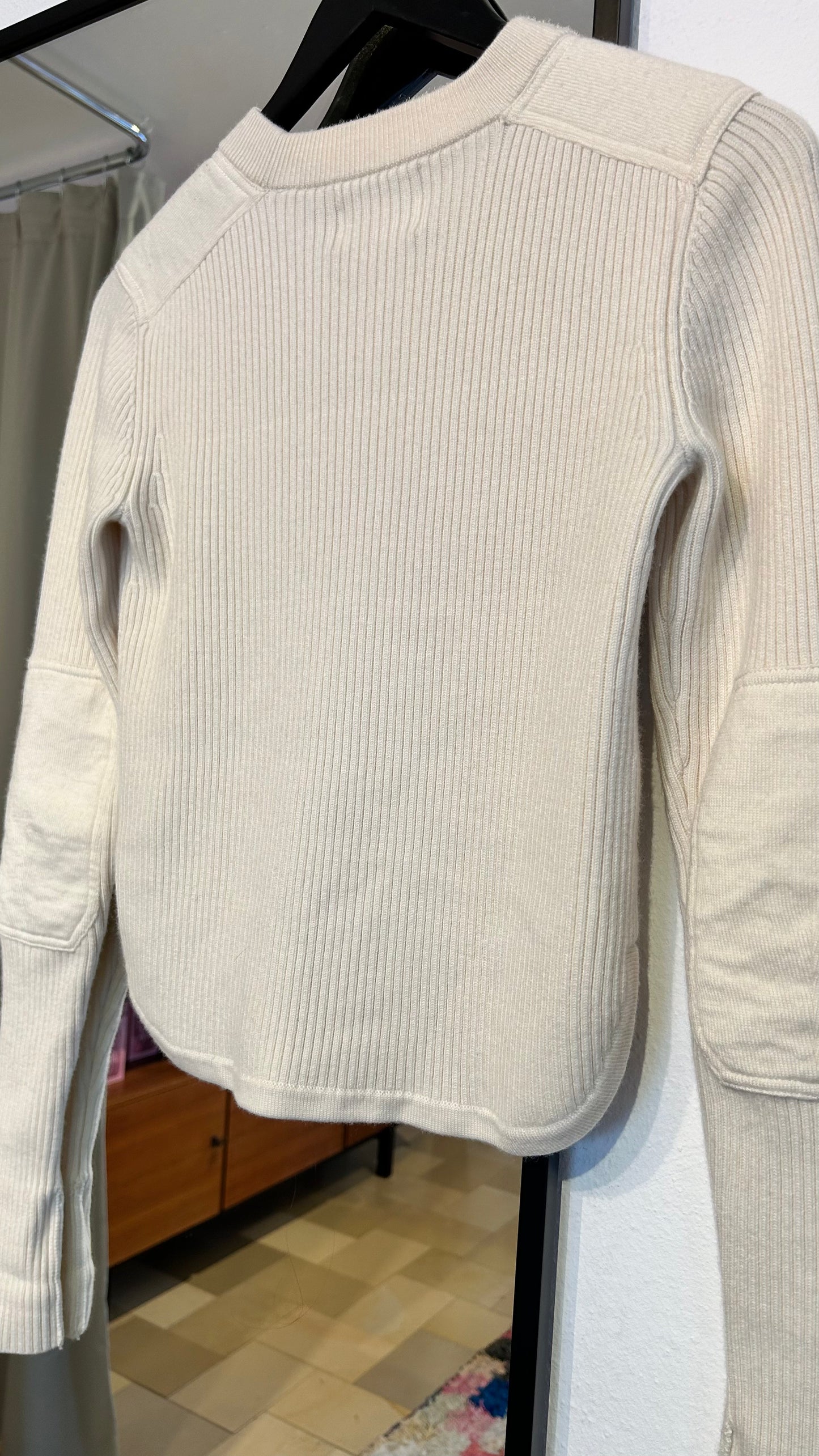 ISABEL MARANT ETOILE Rippstrick Pulli creme / 36