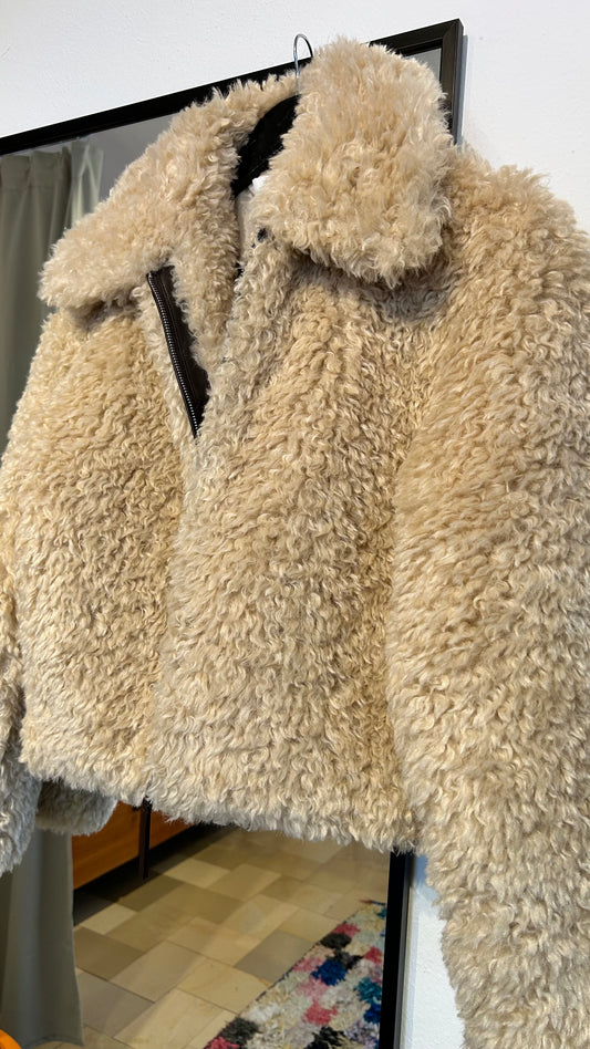 AXEL ARIGATO Teddyfur Jacke / XS