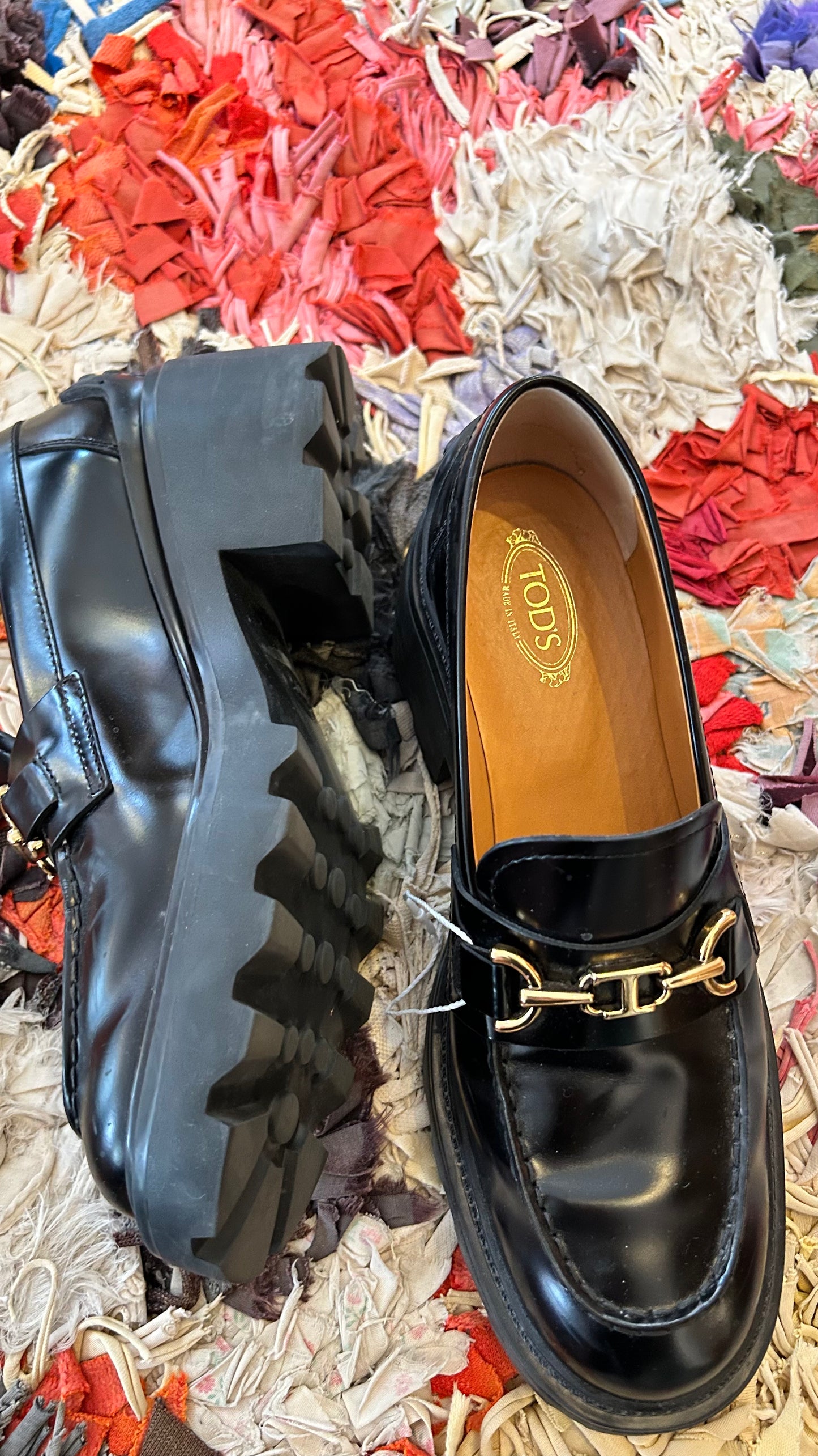TODS Loafer Chunky blk / 39,5