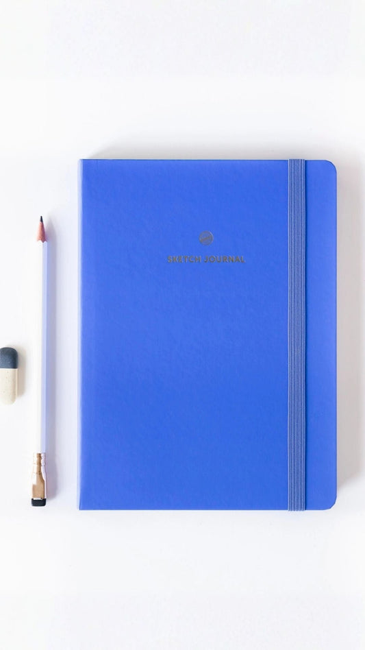 A - JOURNAL - Sketch Journal blau - lille.PLADS