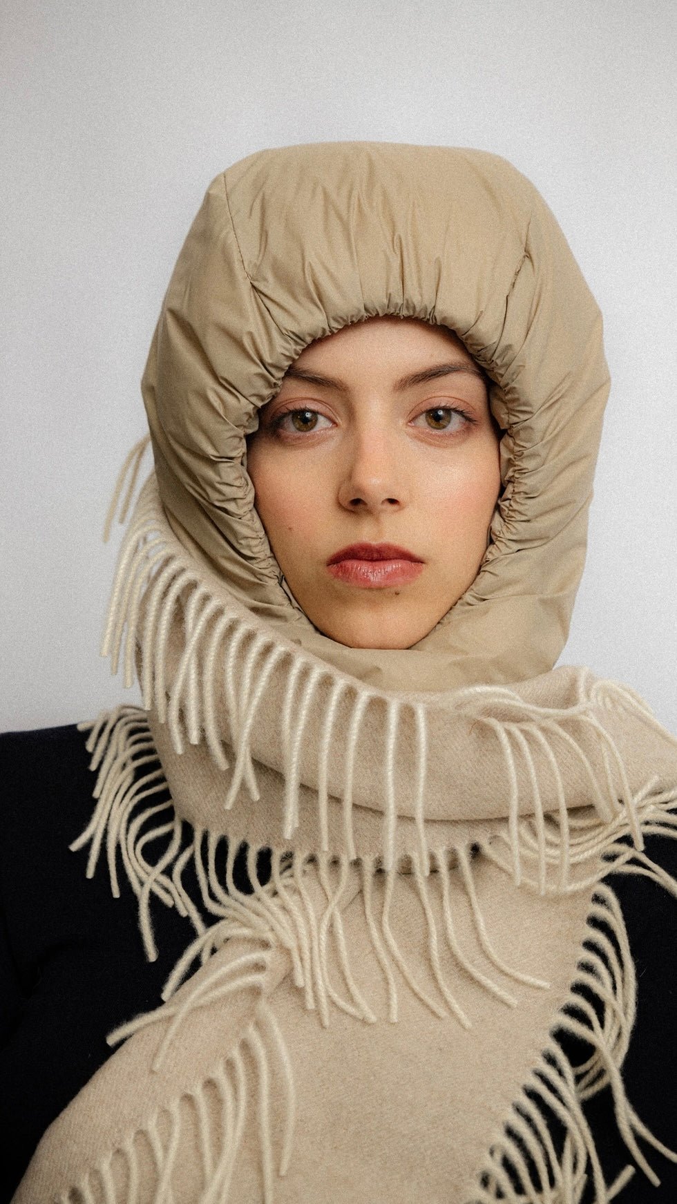 ABSTRACT Balaclava beige - lille.PLADS