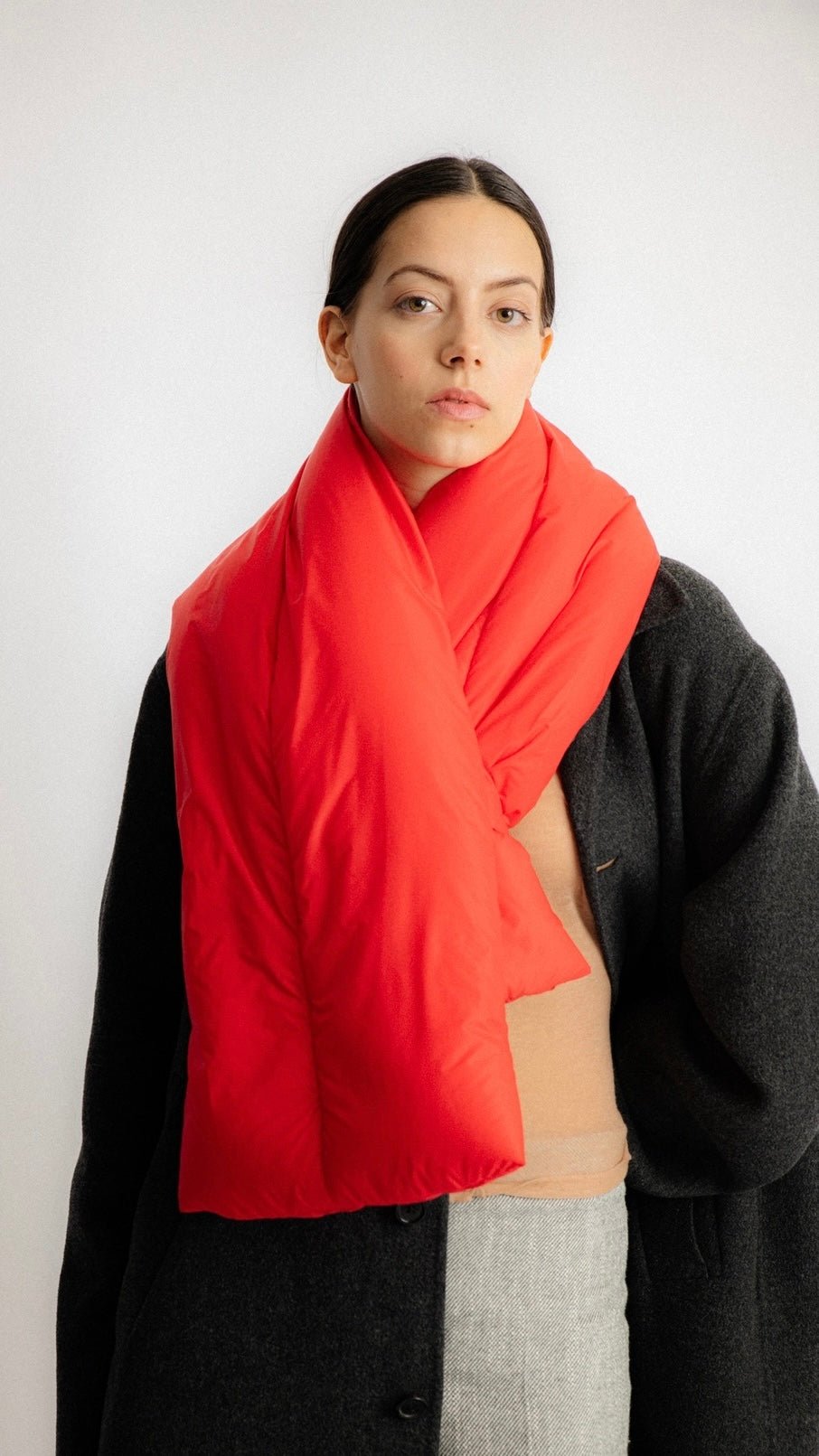 ABSTRACT Schal XL rot - lille.PLADS