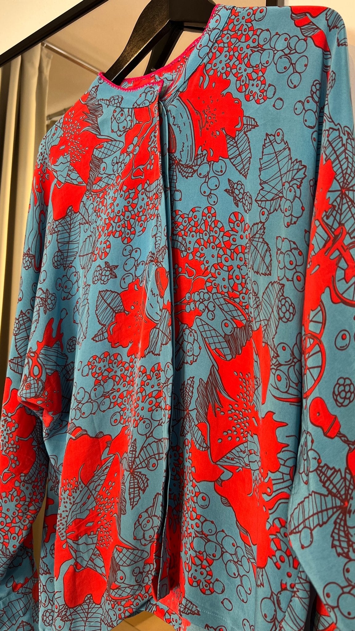 AN AN LONDREE Seidenbluse / 36 - lille.PLADS