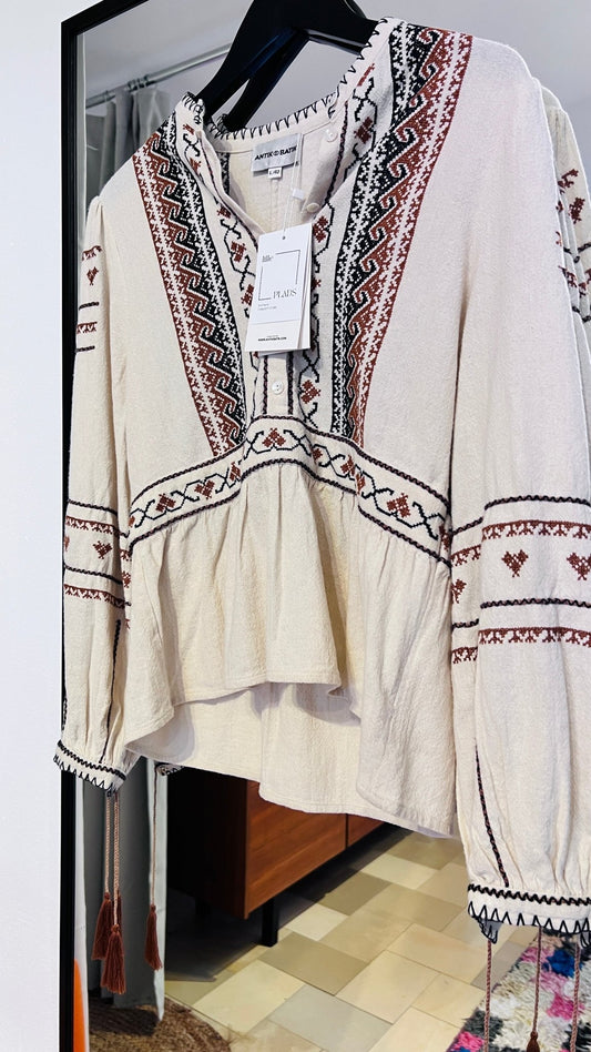 ANTIK BATIK Bluse - lille.PLADS