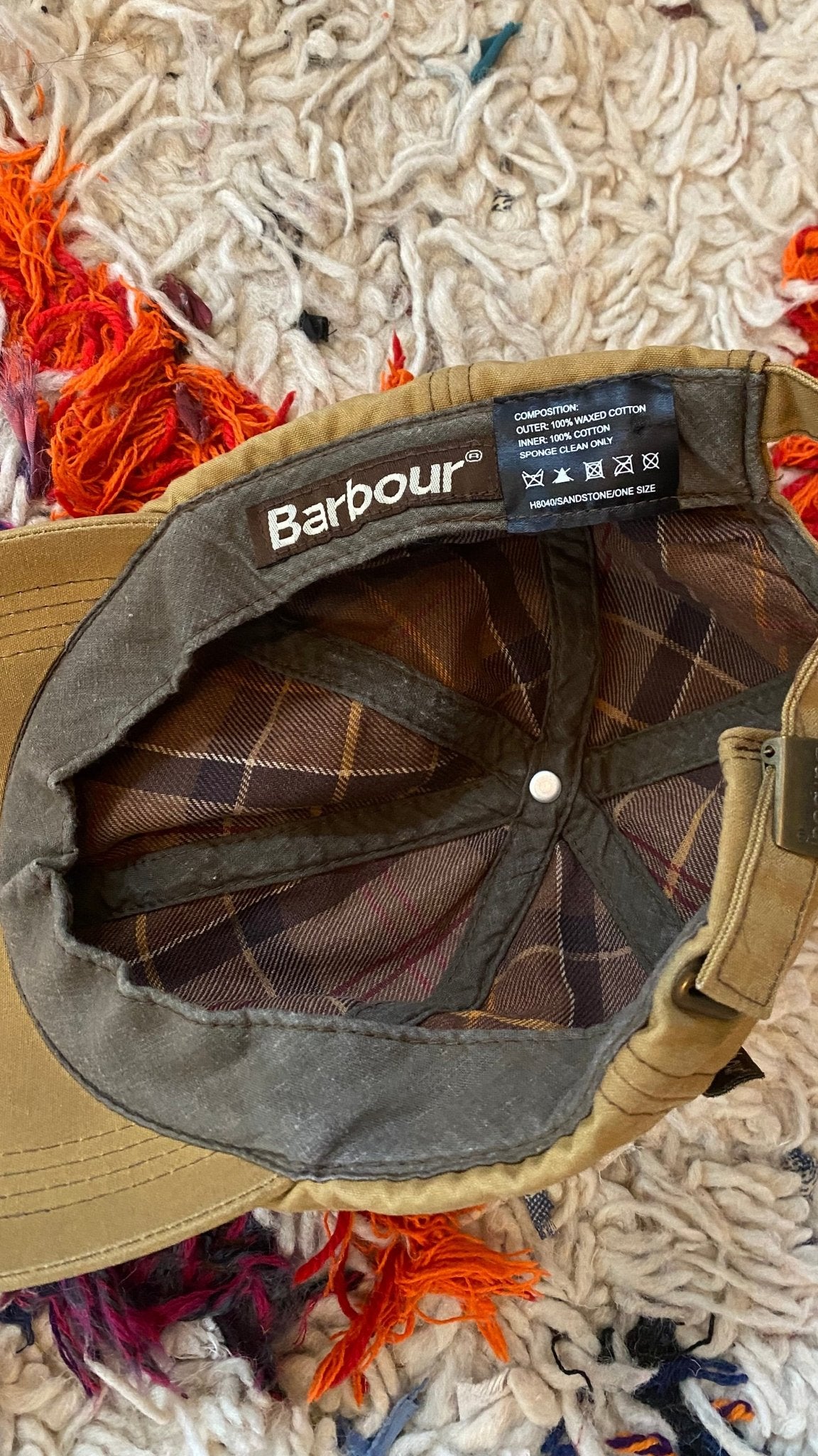 BARBOUR Base Cap/ ocker - lille.PLADS