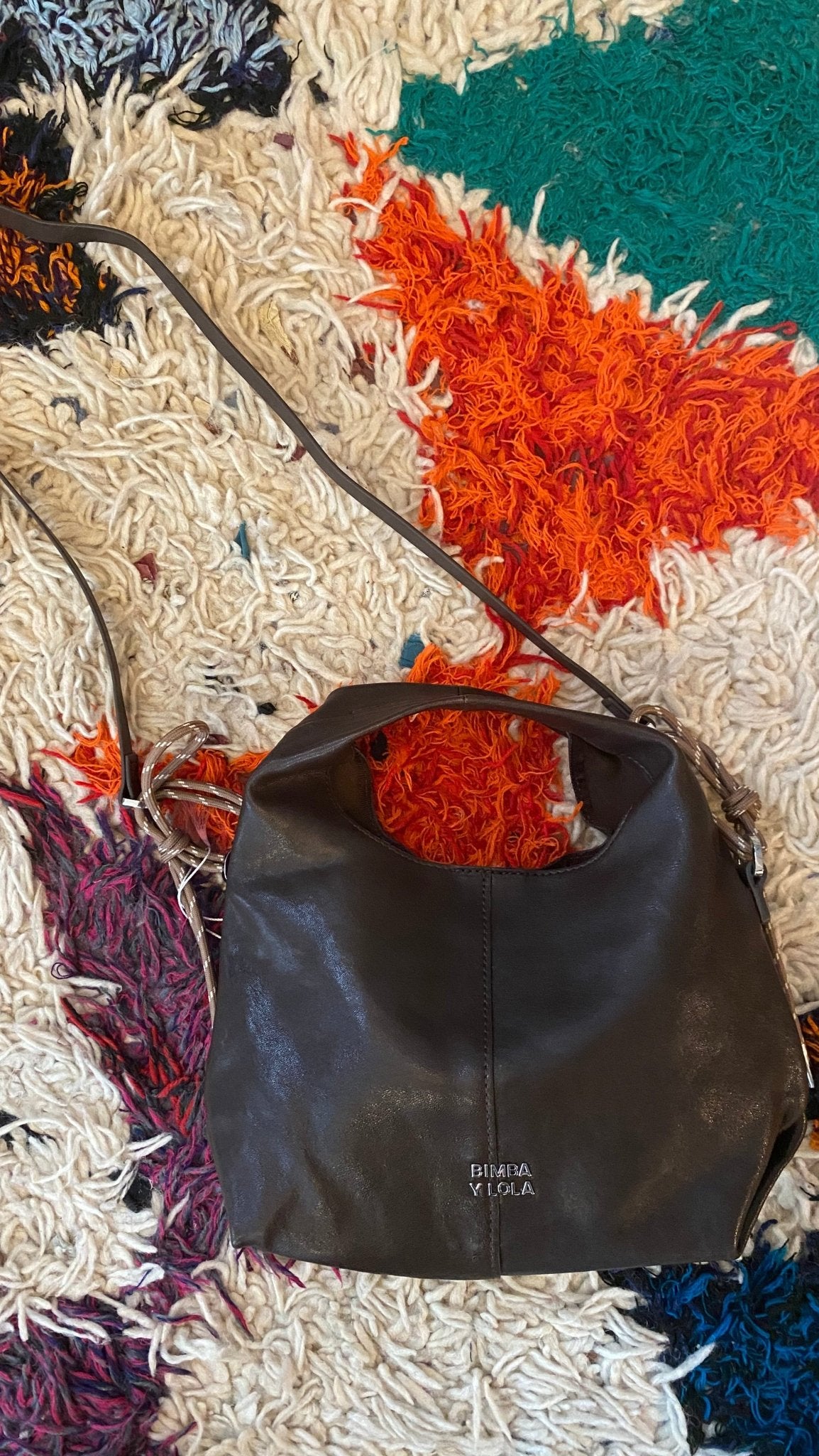 Bimba Y Lola slouchy Minibag/ dunkelbraun - lille.PLADS