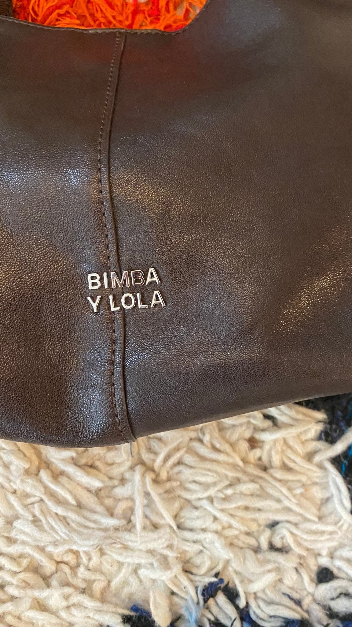 Bimba Y Lola slouchy Minibag/ dunkelbraun - lille.PLADS