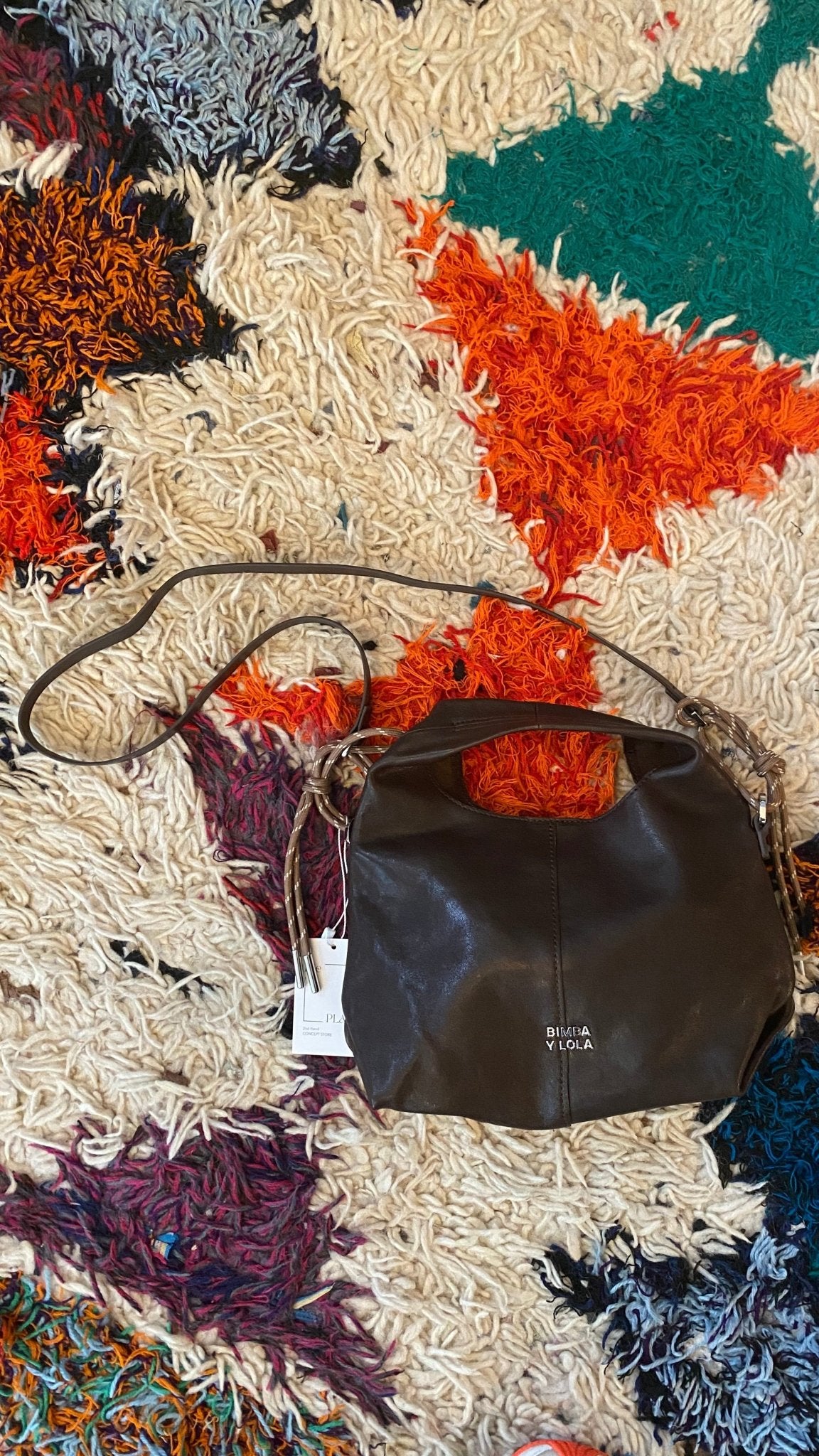 Bimba Y Lola slouchy Minibag/ dunkelbraun - lille.PLADS