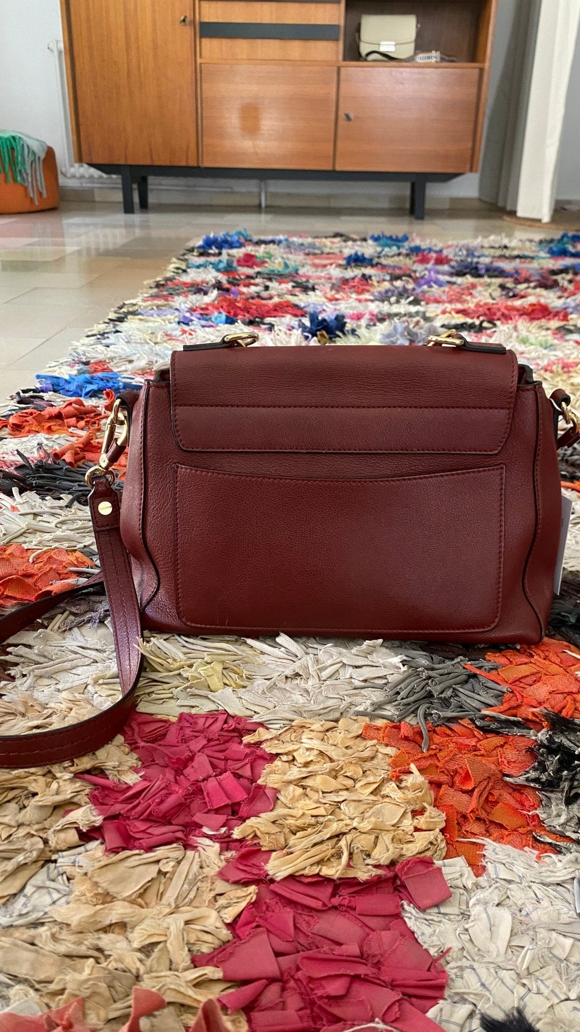 Chloé Handtasche Faye/ burgundy - lille.PLADS