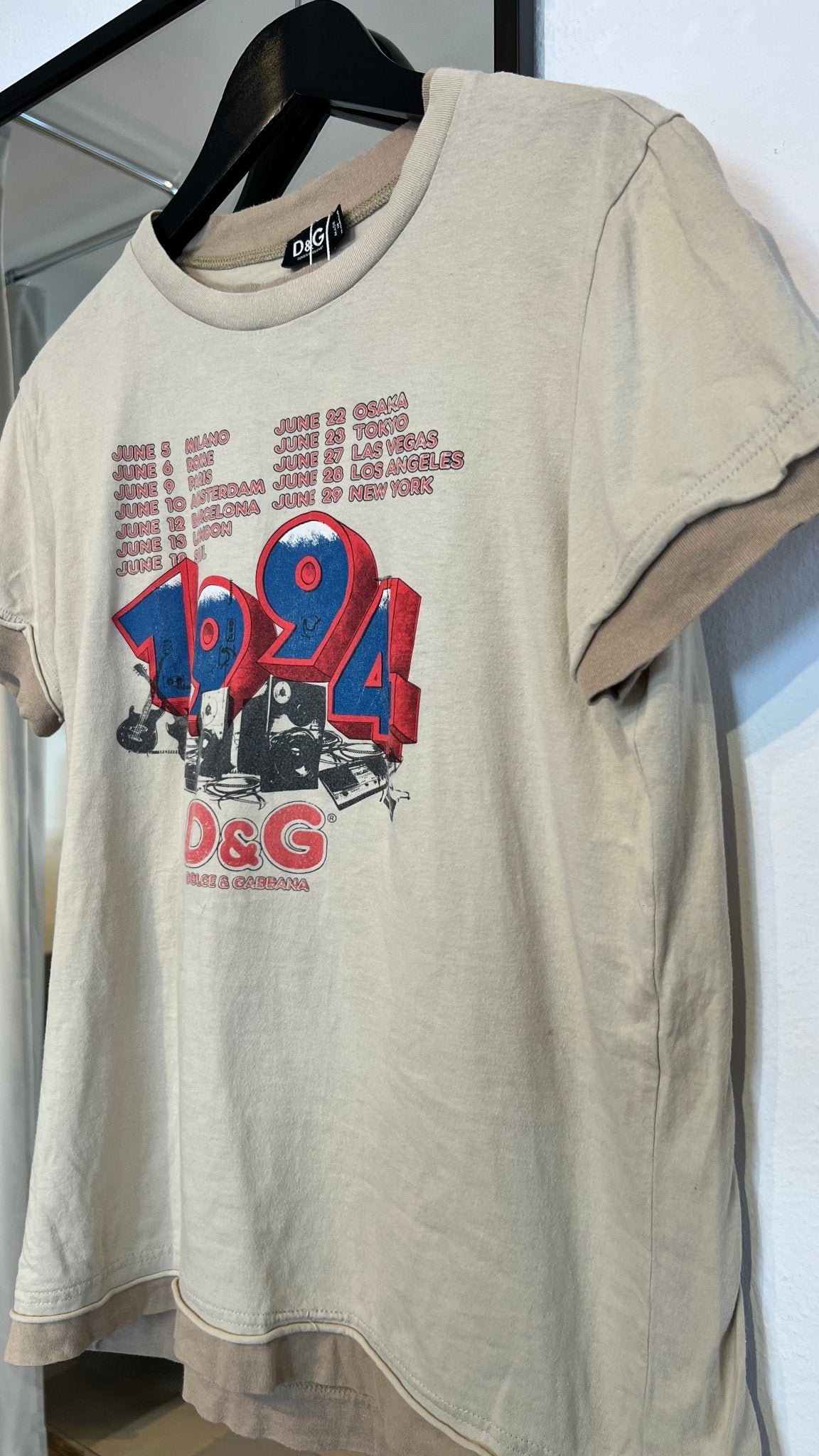 DOLCE&GABBANA Vintage T-Shirt / S-M - lille.PLADS eGbR