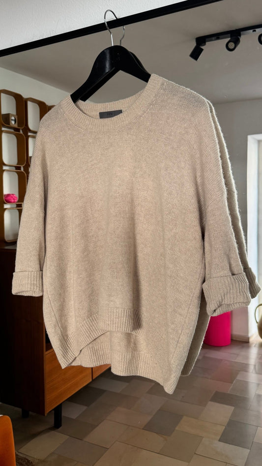 FFC Strickpullover Wolle Kaschmir beige/ S - lille.PLADS eGbR